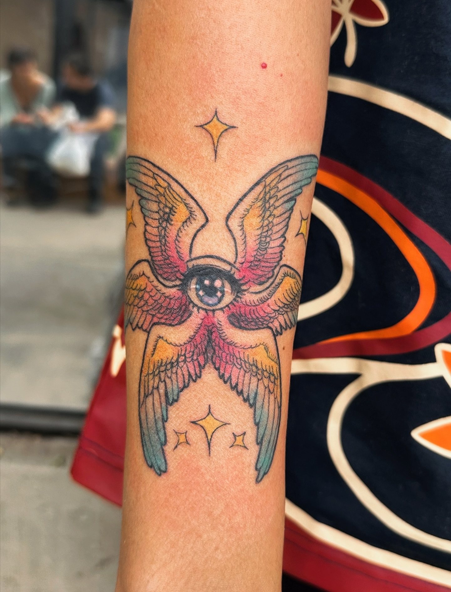 Tattoo by @johanna_tattoos — geometric, surrealism