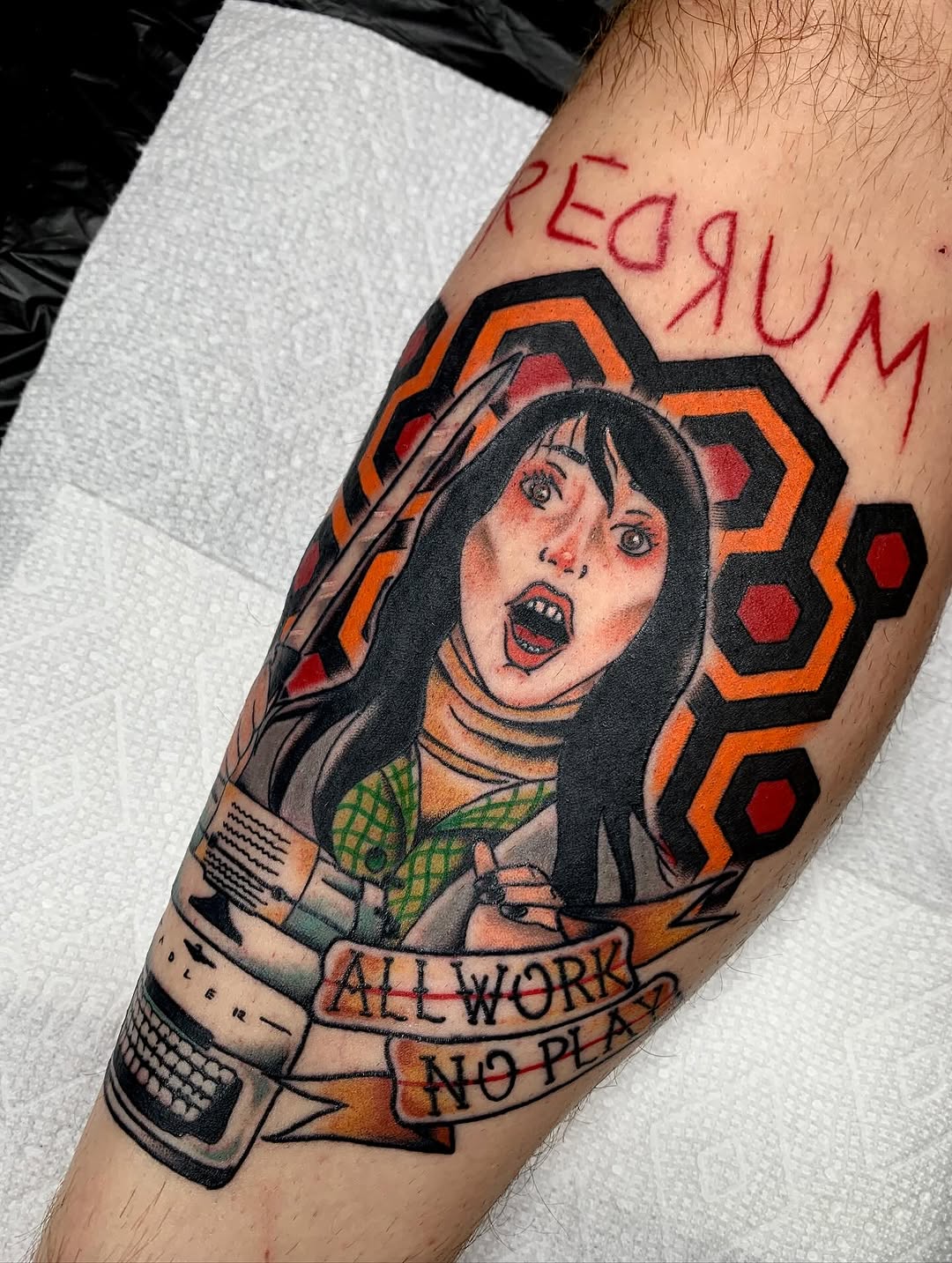 Tattoo by @aprilflowerstattoo โ american_traditional, lettering_script