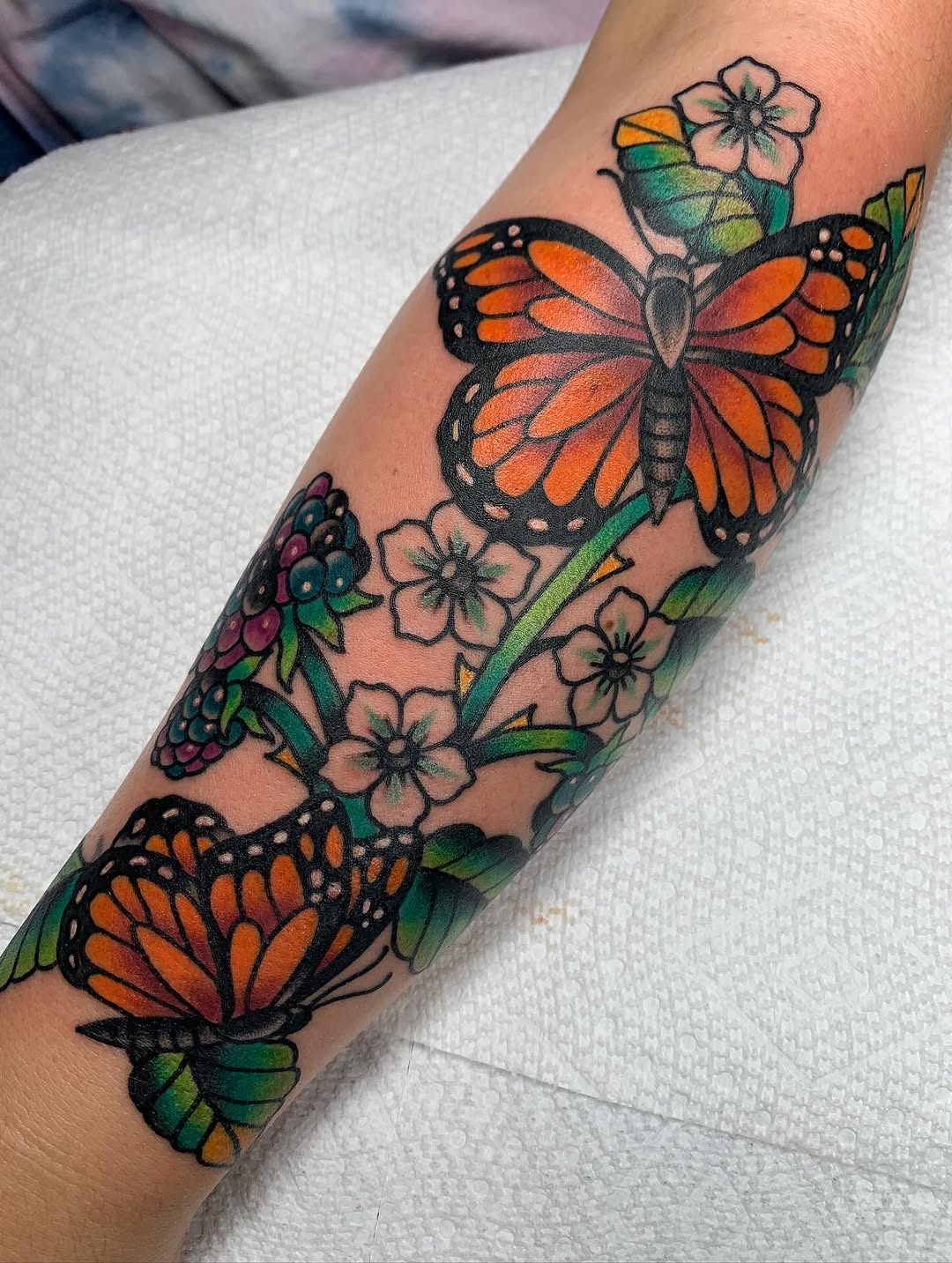 Tattoo by @aprilflowerstattoo โ neo_traditional, realism