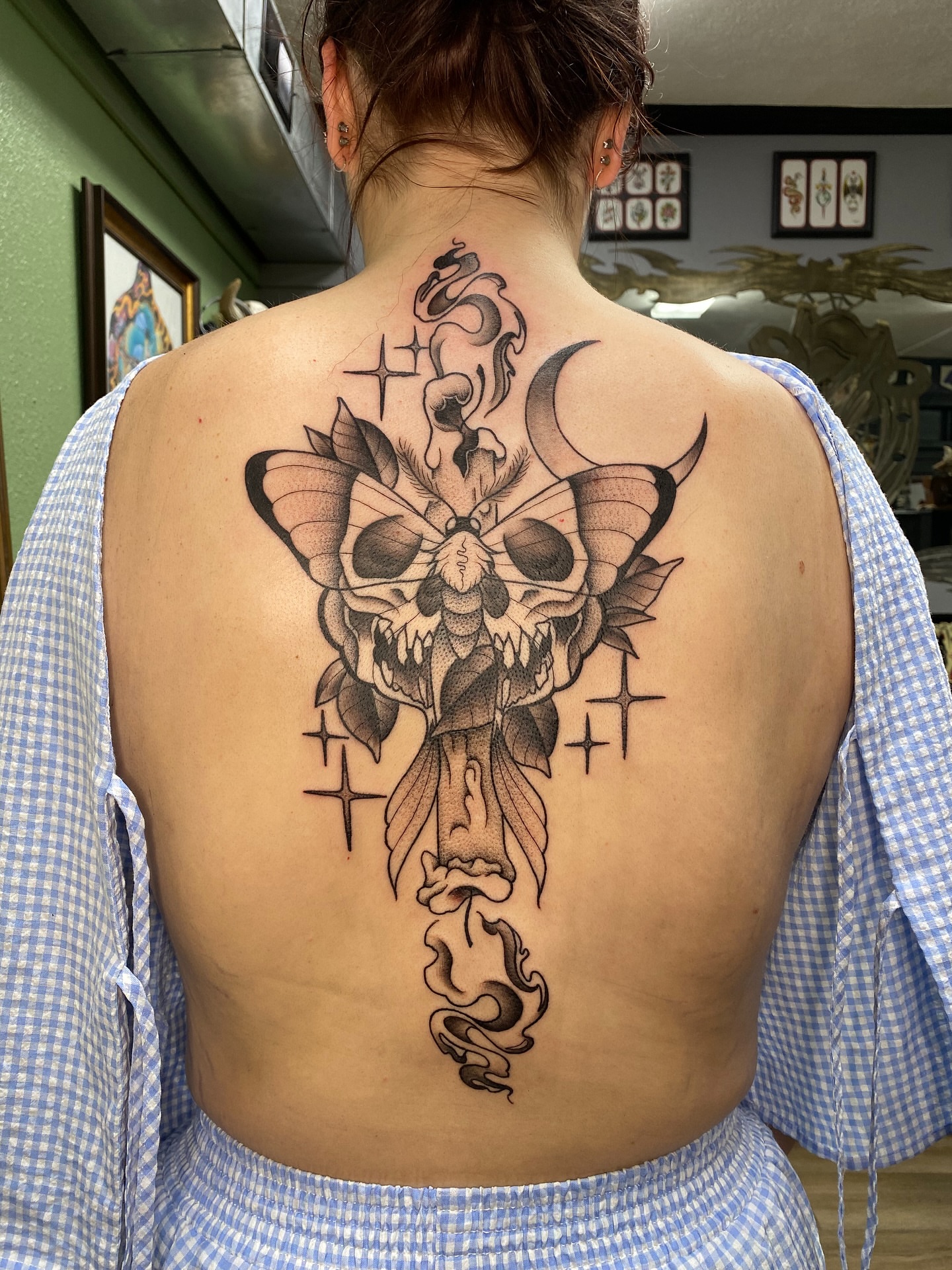 Tattoo by @camenglandtattoos — geometric, dark_realism
