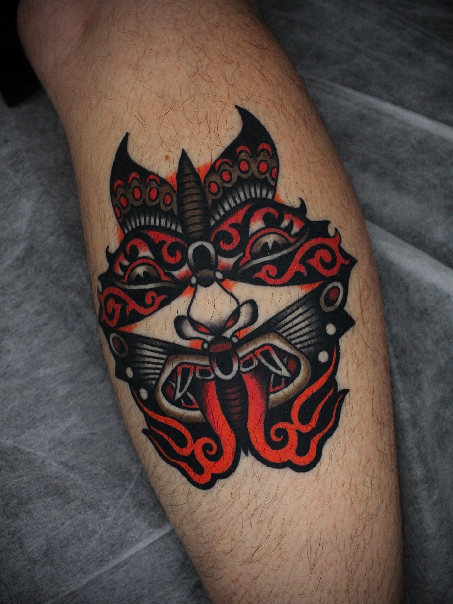 Tattoo by @dustinstemen โ american_traditional, ornamental