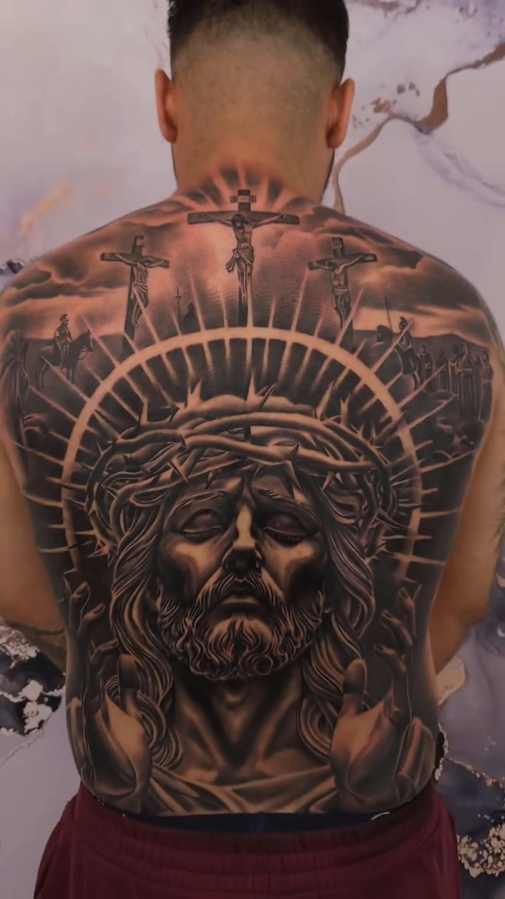 Tattoo by @kickz_tattoos — realism, black_and_grey