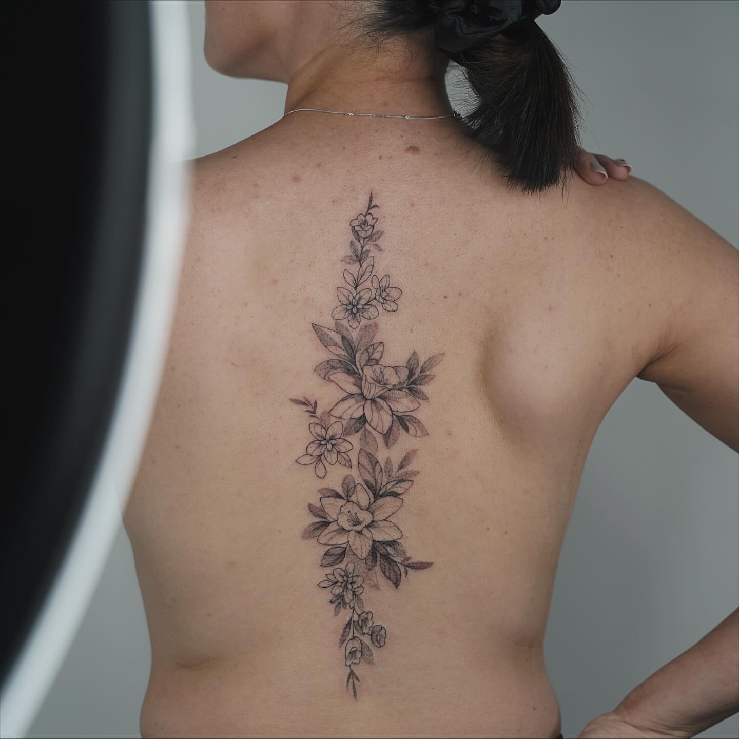 Tattoo by @emmaleetattoo — black_and_grey