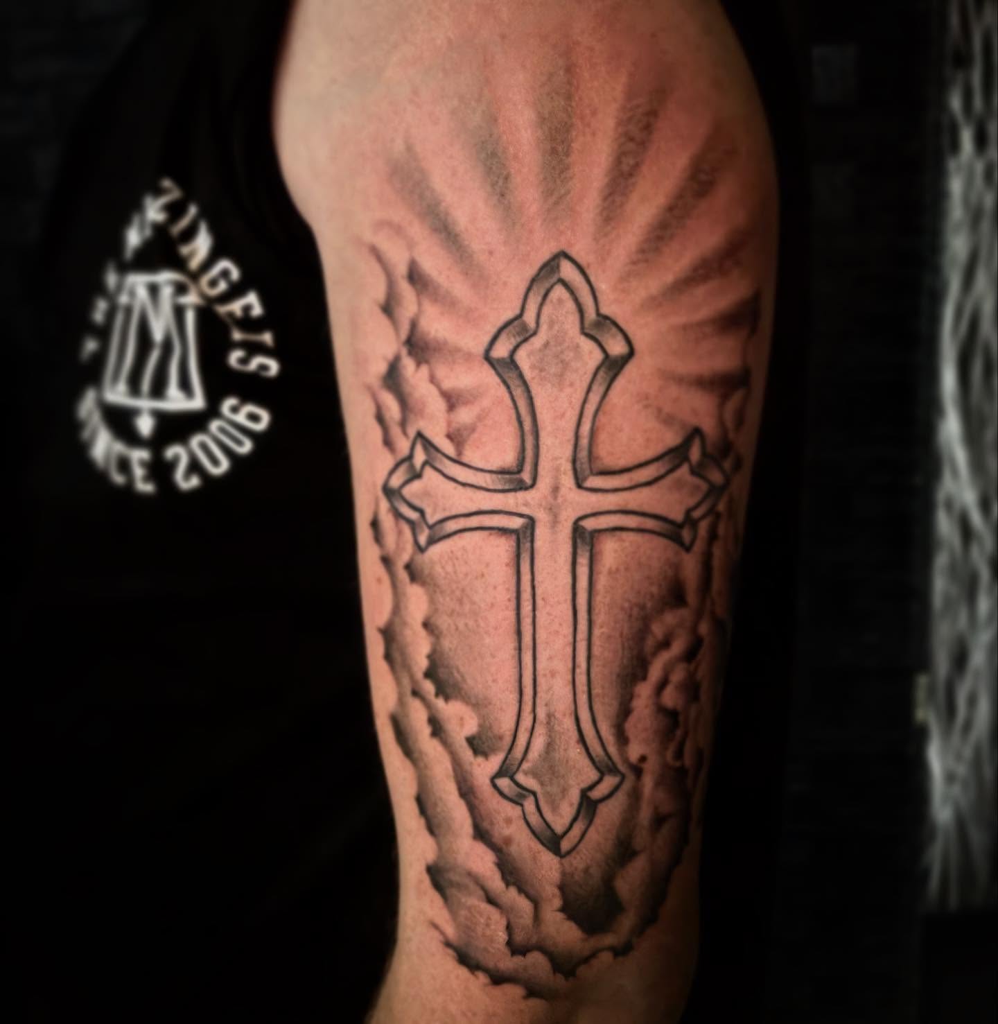 Tattoo by @sadist.guilt — black_and_grey