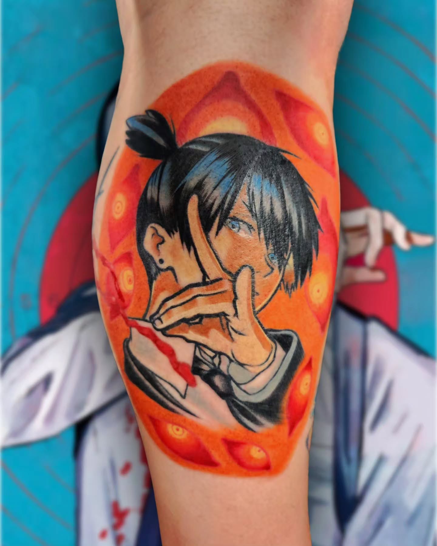 Tattoo by @narliehoodman — anime