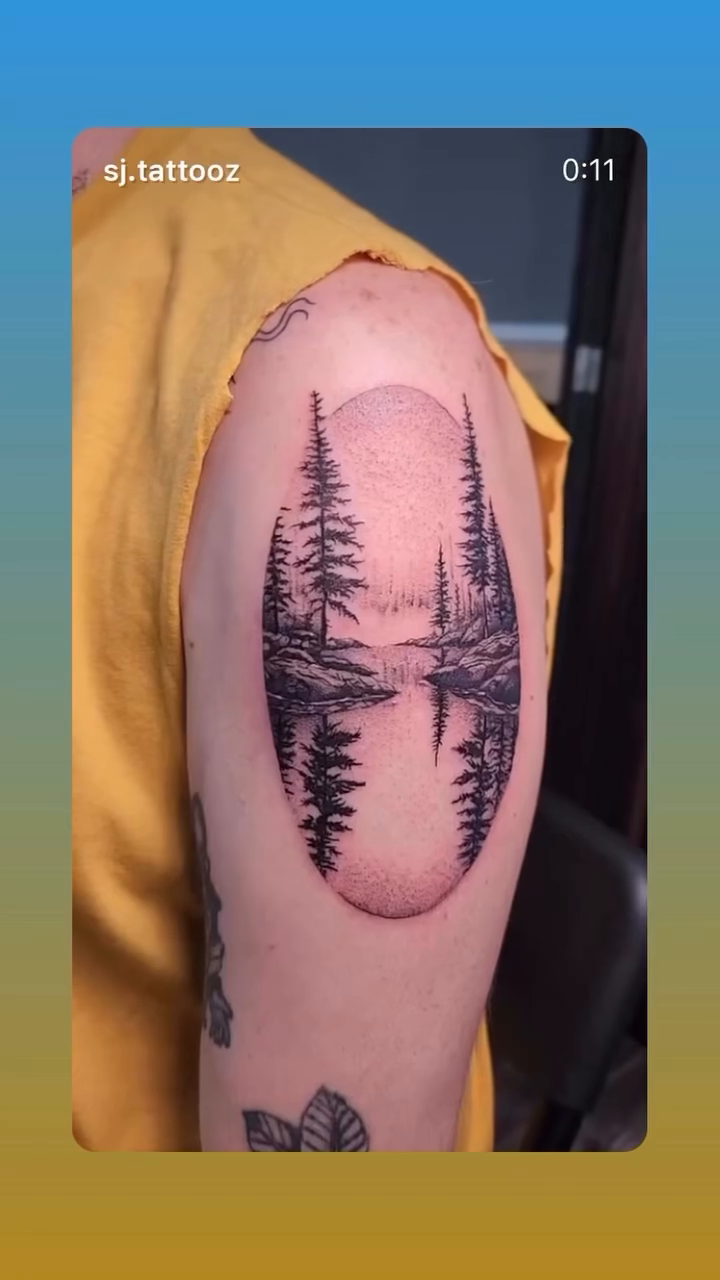 Tattoo by @sj.tattooz — black_and_grey, dotwork