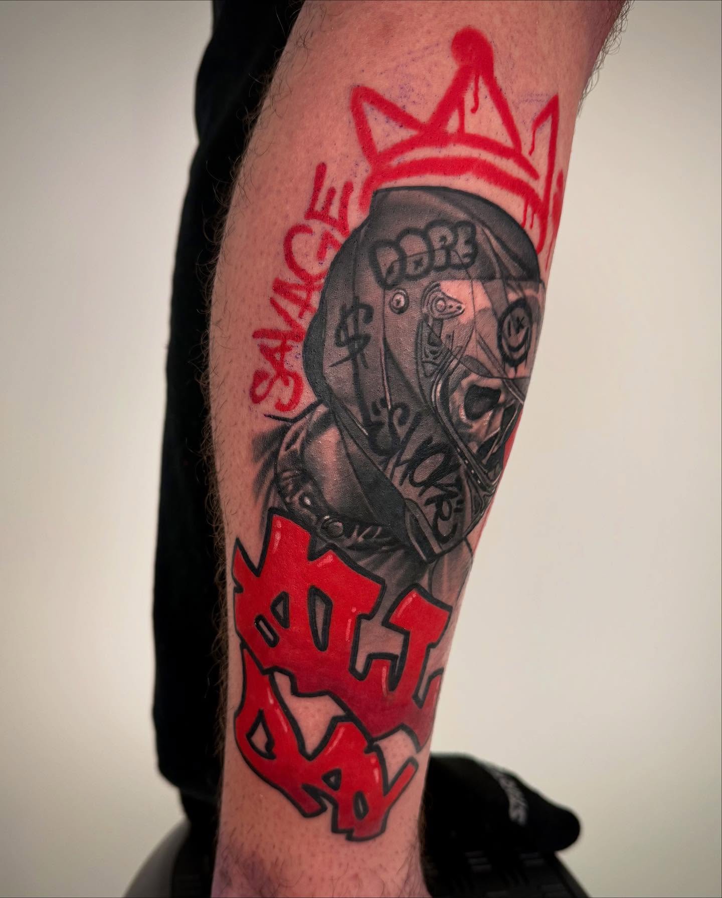 Tattoo by @babcocktattoo — black_and_grey