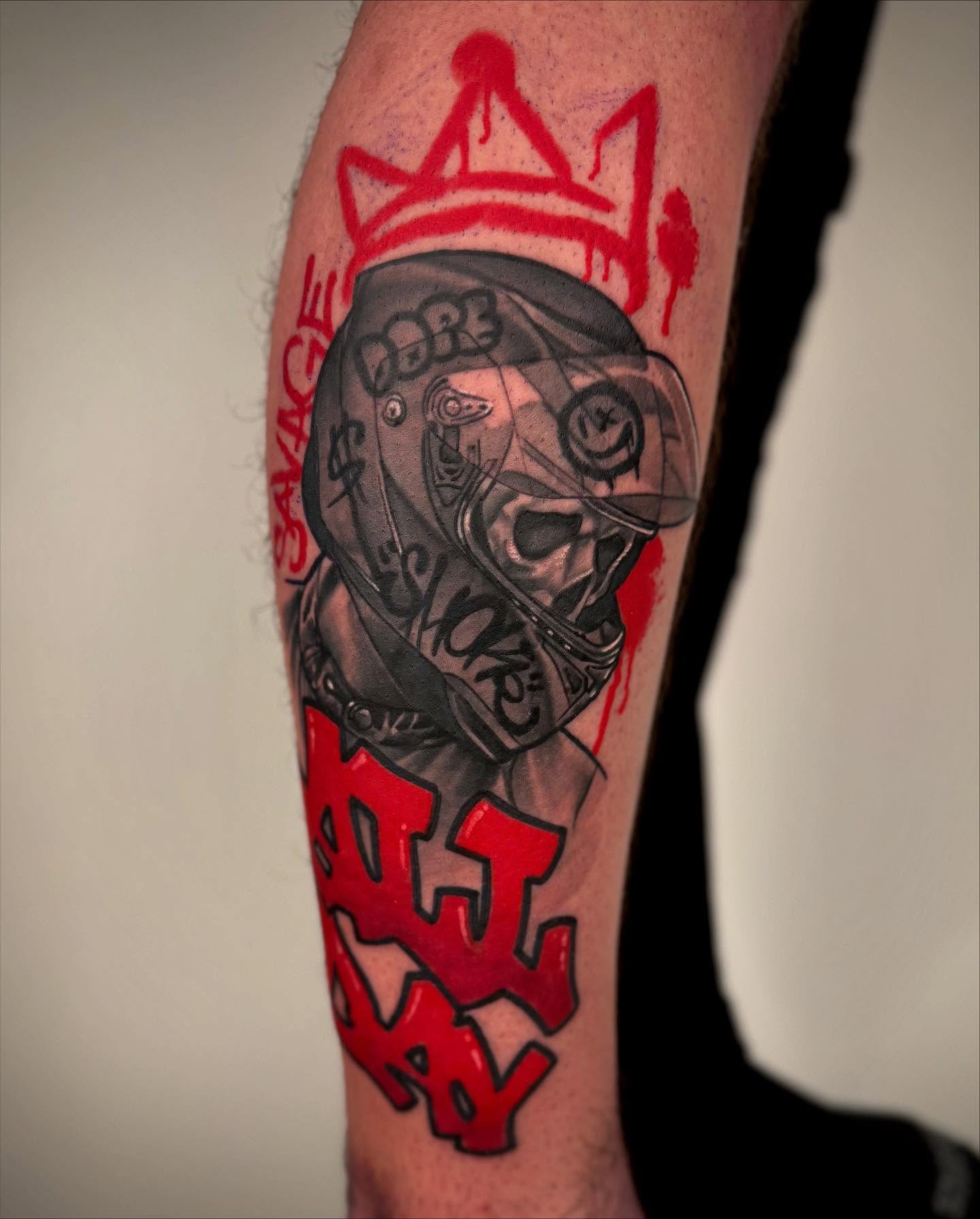 Tattoo by @babcocktattoo — black_and_grey, realism