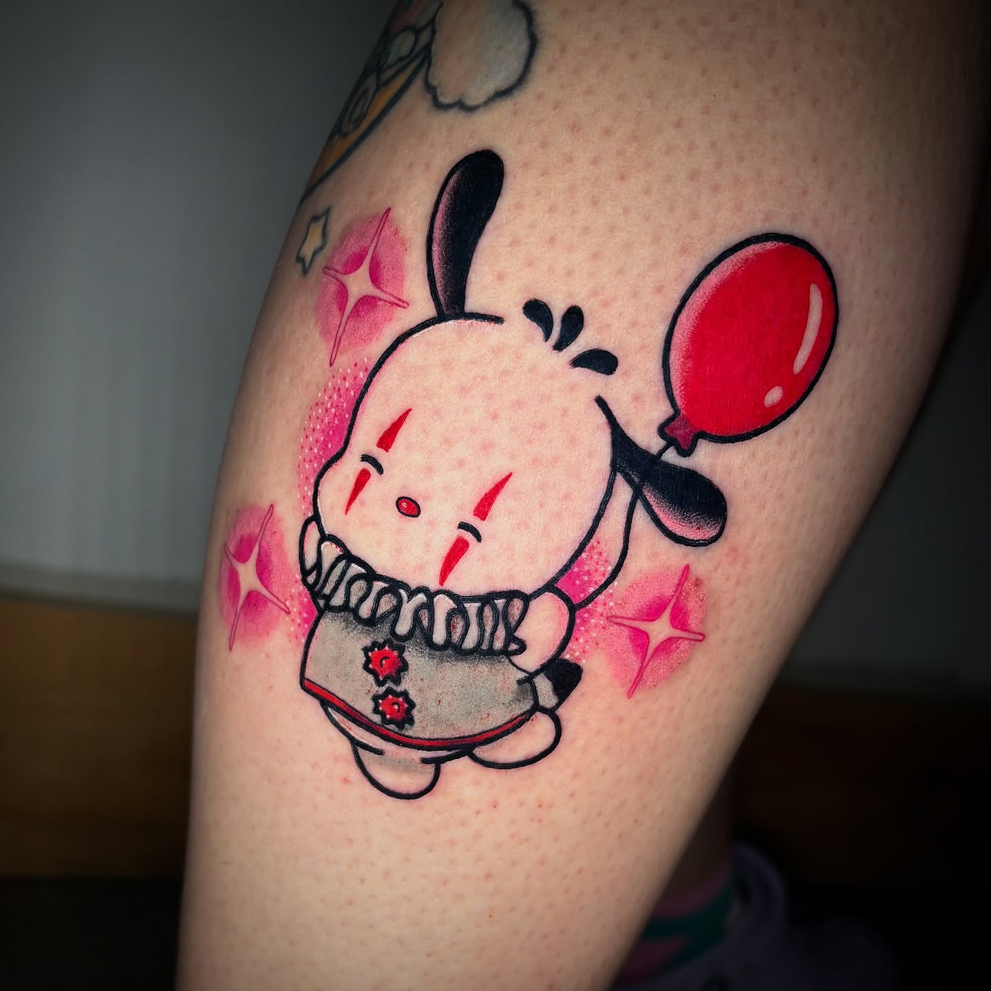 Tattoo by @chibicosori โ dotwork, anime