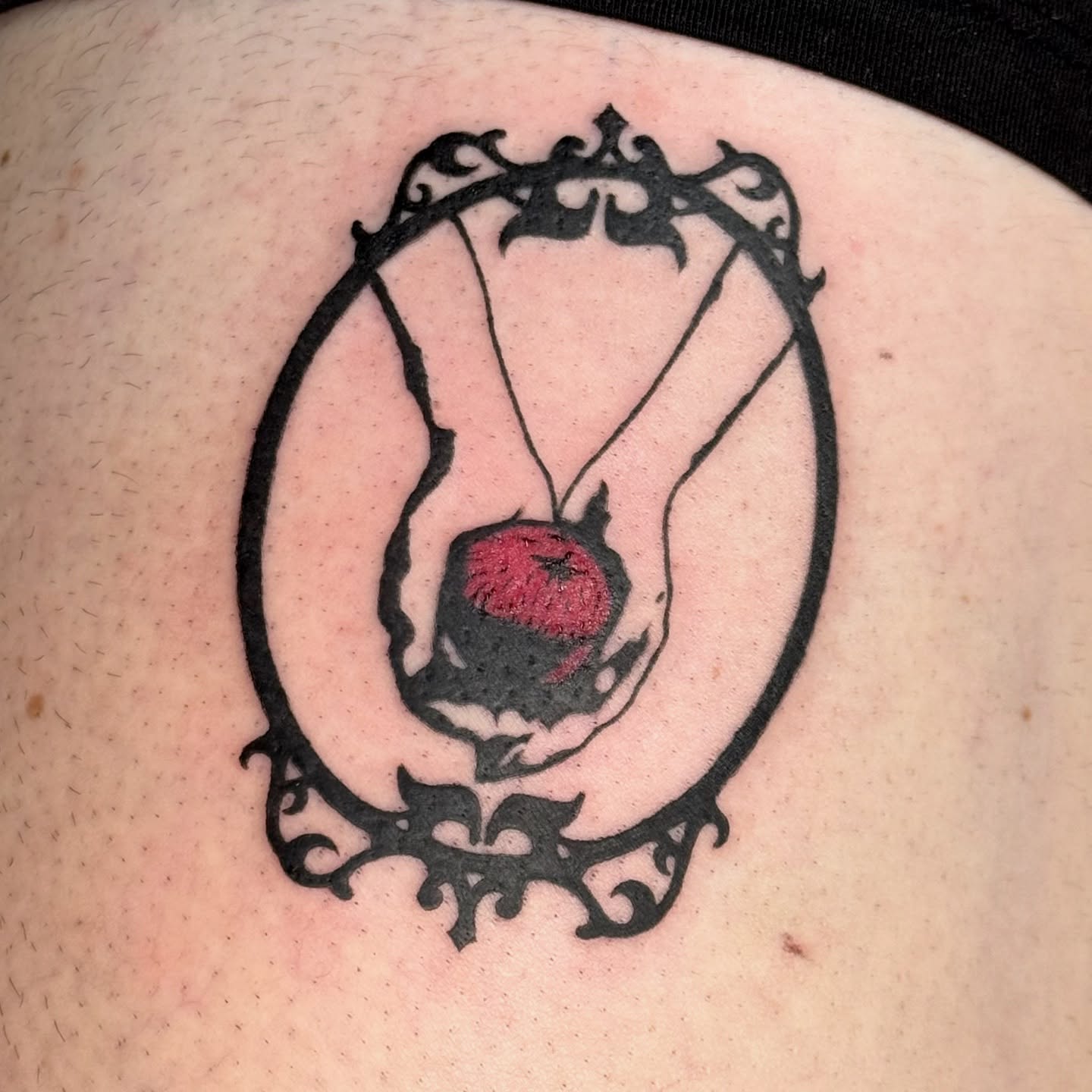 Tattoo by @miabarbatattoo โ black_and_grey