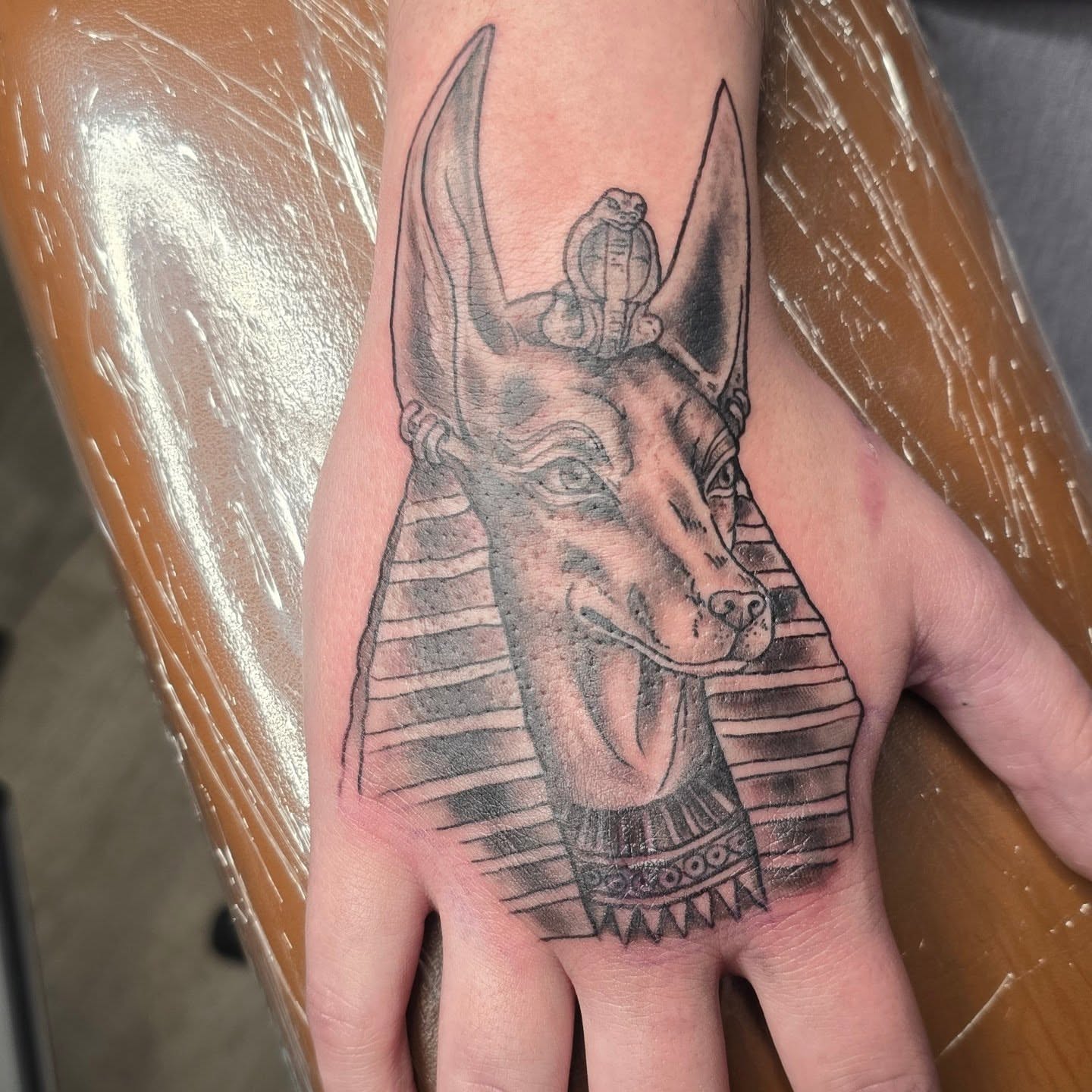 Tattoo by @foxkidstattoos — black_and_grey