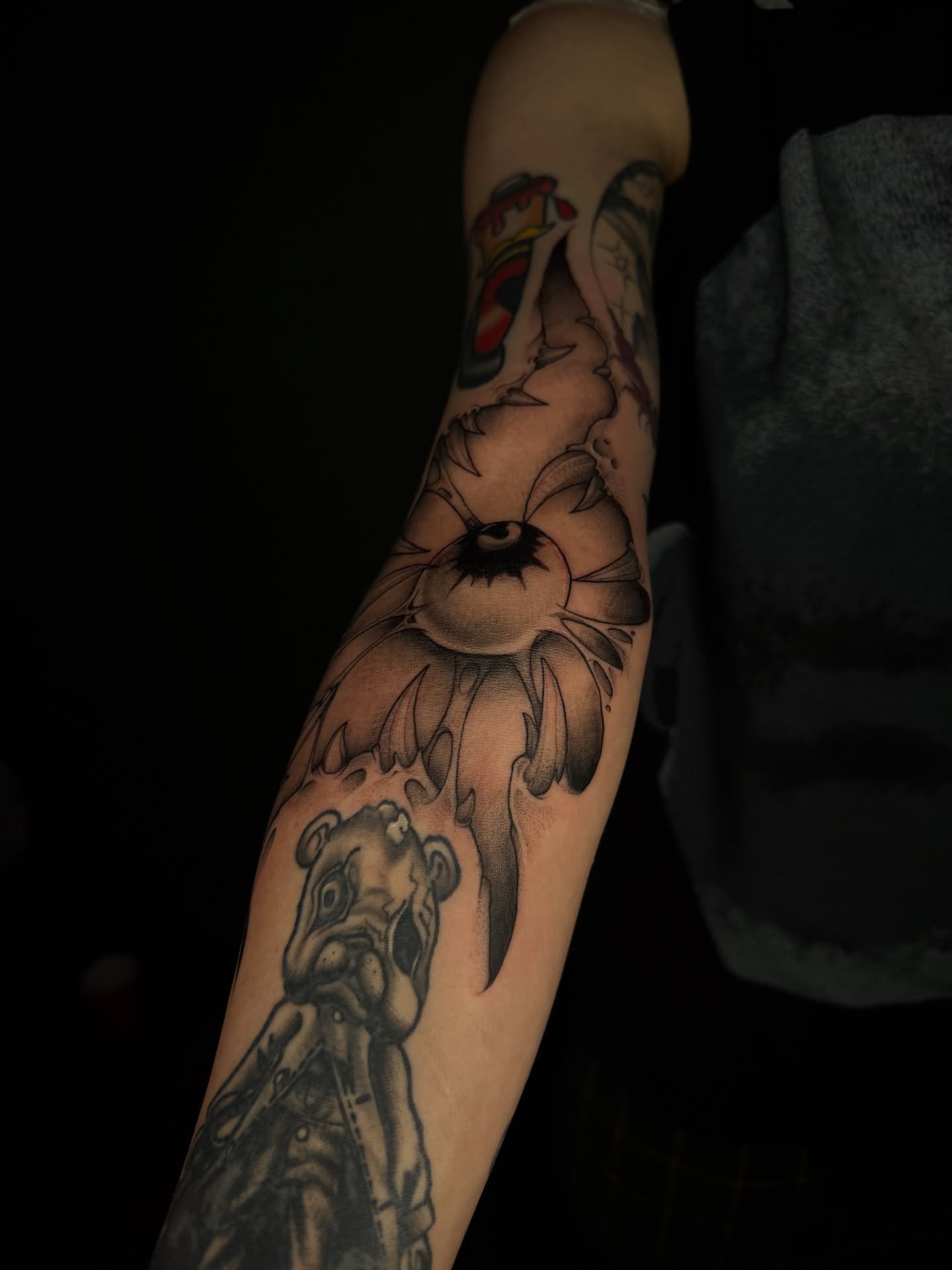 Tattoo by @new_erah_design — black_and_grey