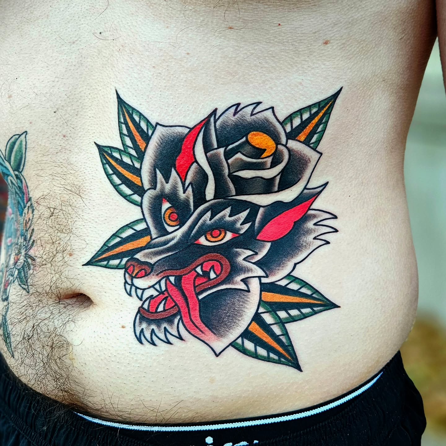 Tattoo by @mikegrasketattooart — american_traditional, black_and_grey