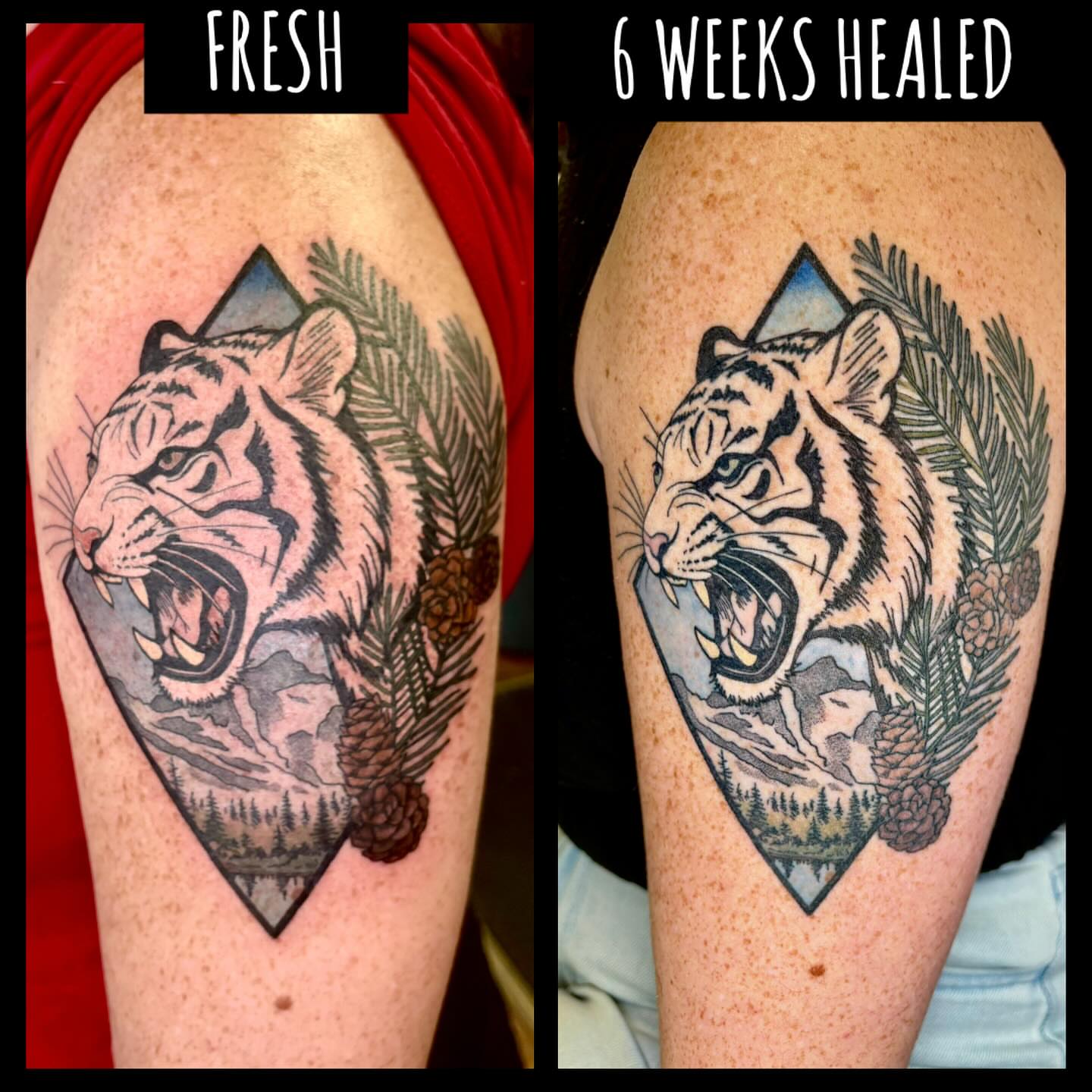 Tattoo by @lucyhtattoo — geometric, realism