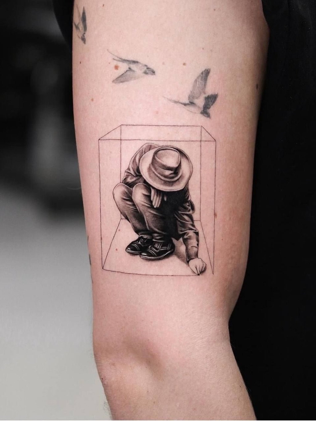 Tattoo by @romanova.skinart — black_and_grey, realism