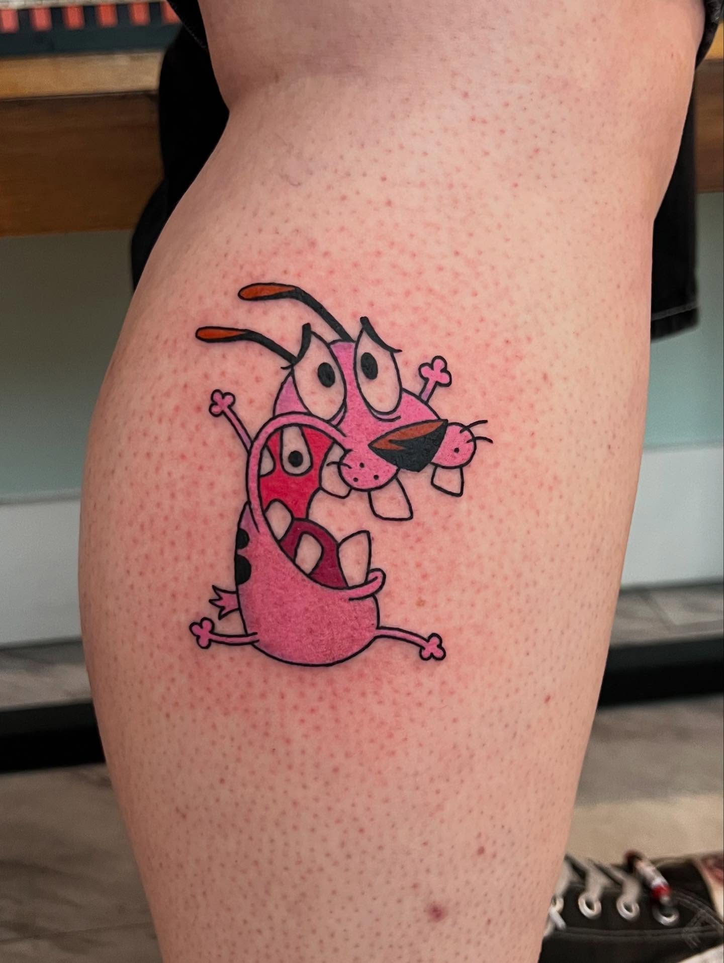 Ant dotwork tattoo on the thigh by 𝖆𝖑𝖞𝖘𝖘𝖆 ☽