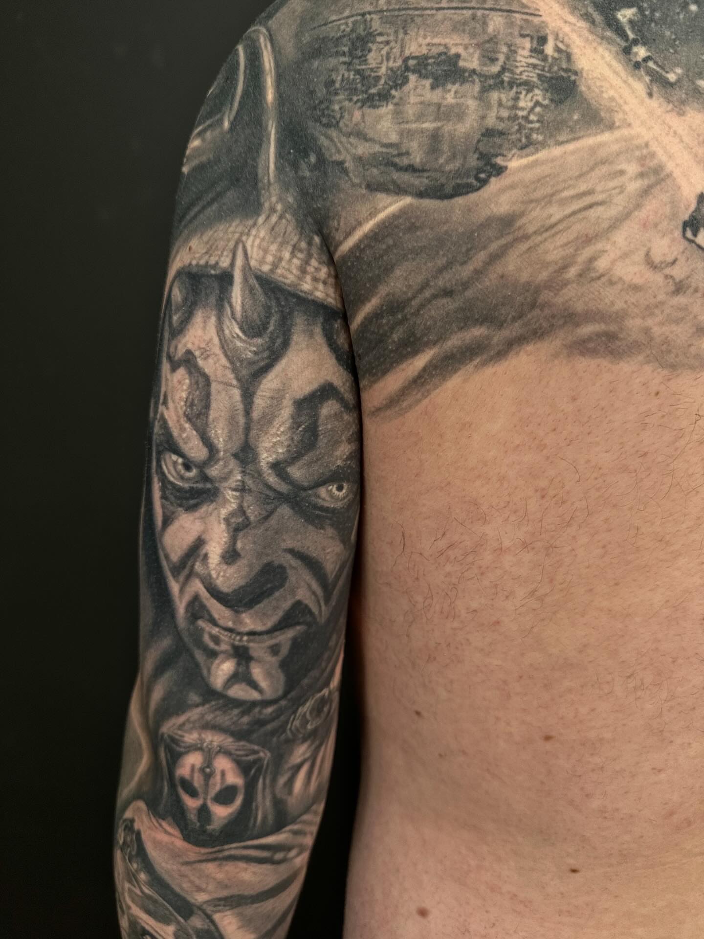 Tattoo by @maximiliantattoo — black_and_grey, realism