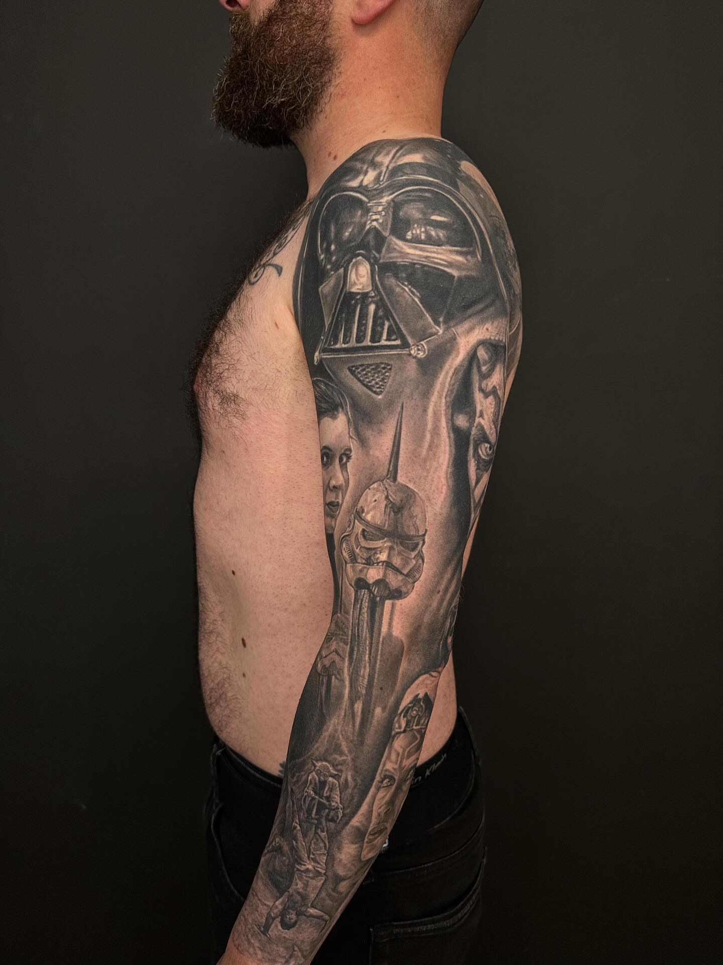 Tattoo by @maximiliantattoo — black_and_grey, realism