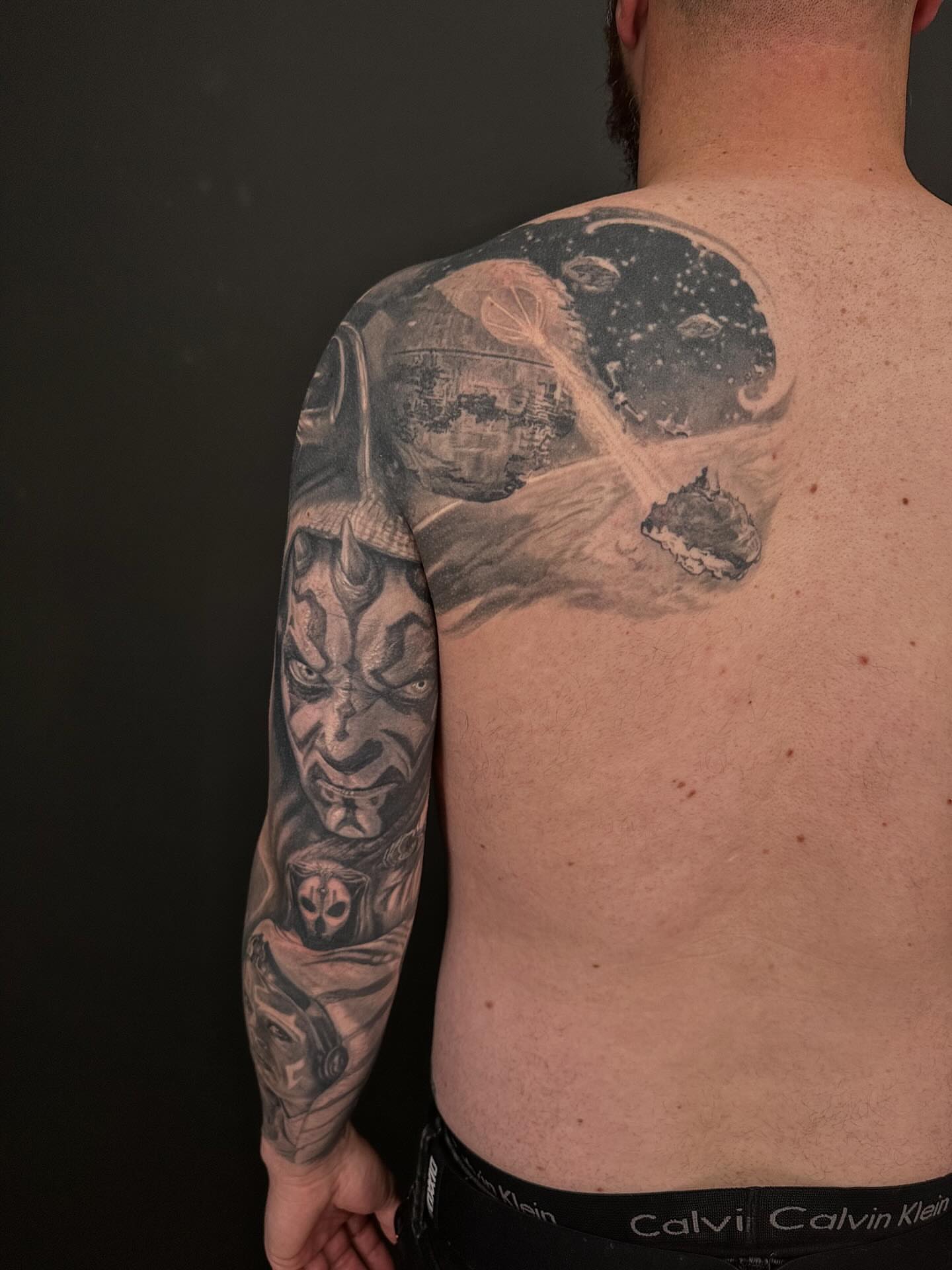 Tattoo by @maximiliantattoo — realism, black_and_grey