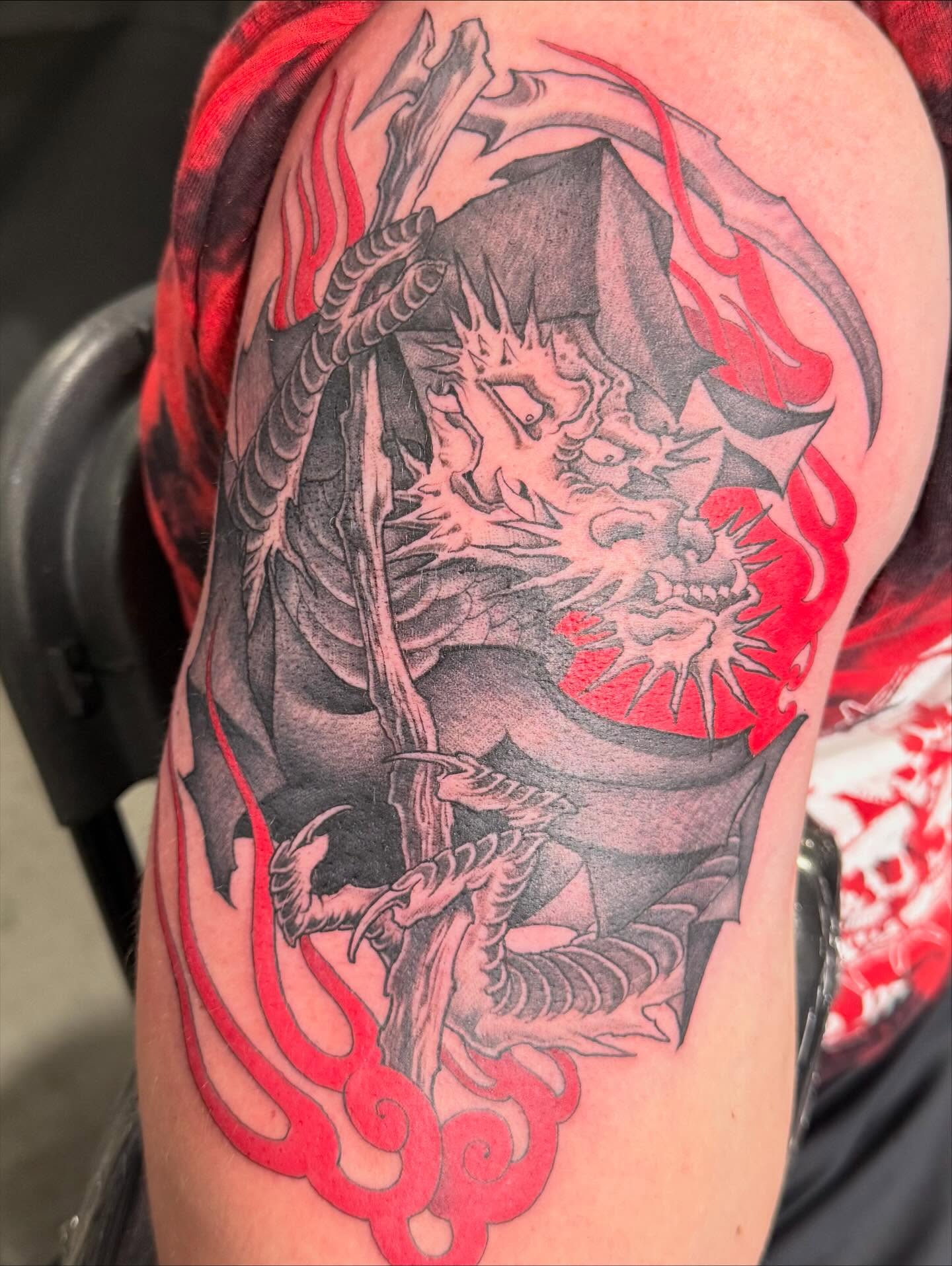 Tattoo by @persingtattoo — black_and_grey, realism
