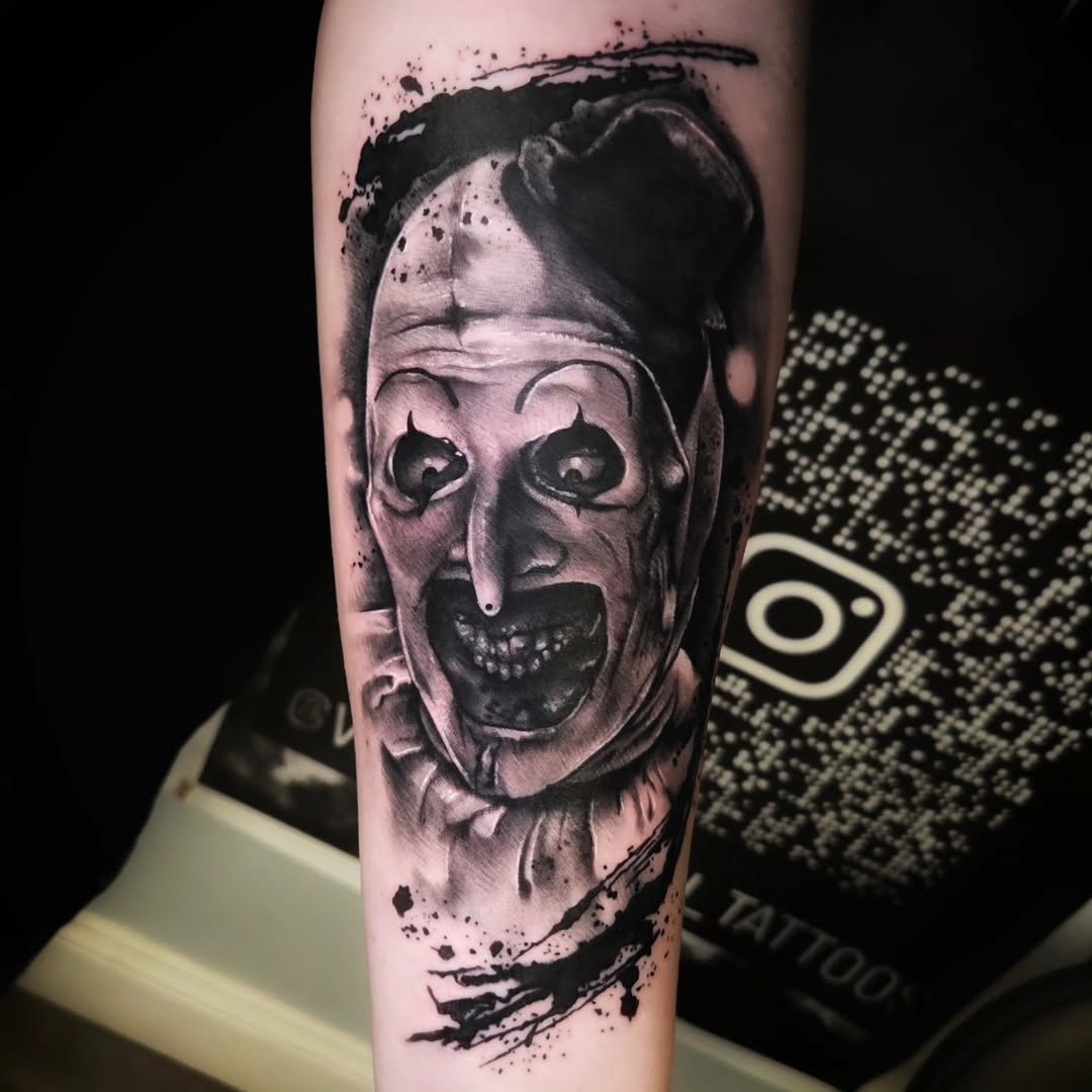 Tattoo by @victor_hatch_tattoos — realism, black_and_grey