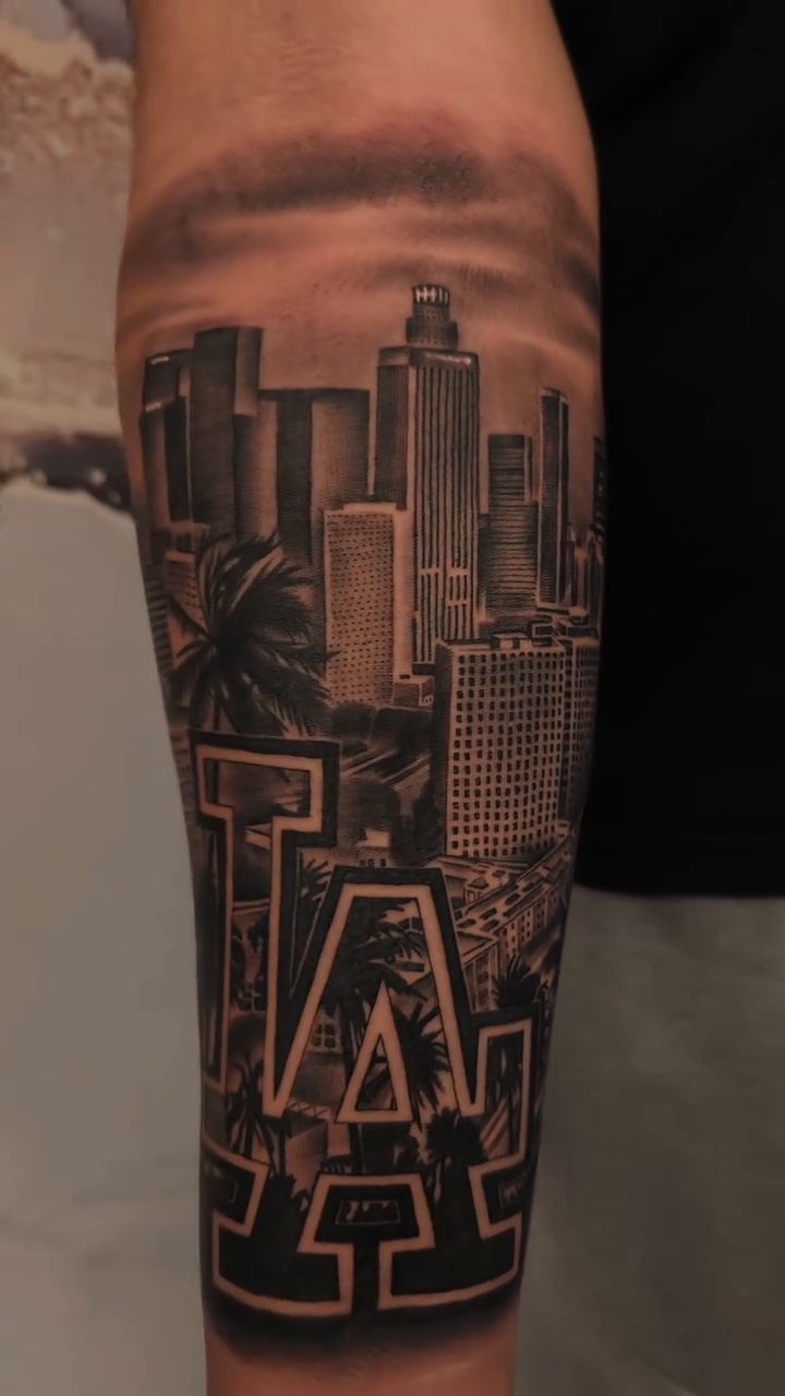 Tattoo by @kickz_tattoos — realism, black_and_grey