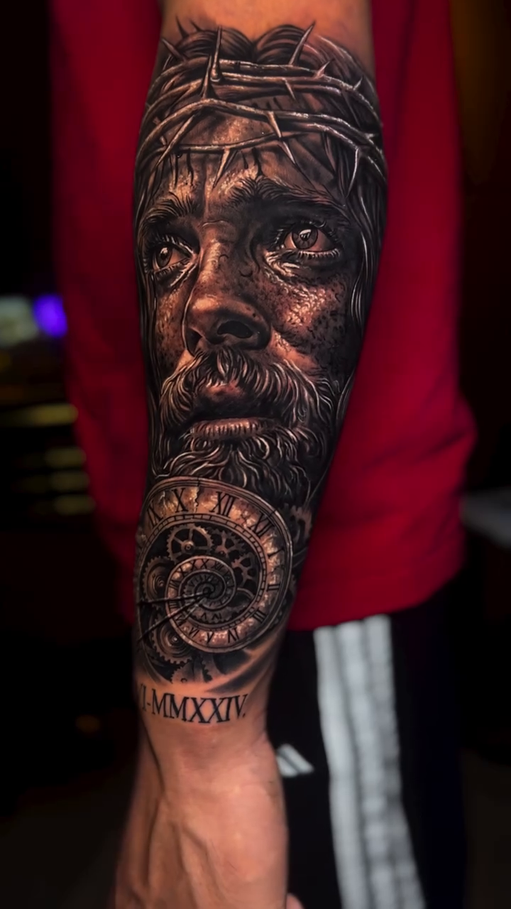 Tattoo by @alexeitattoohouston — realism, black_and_grey