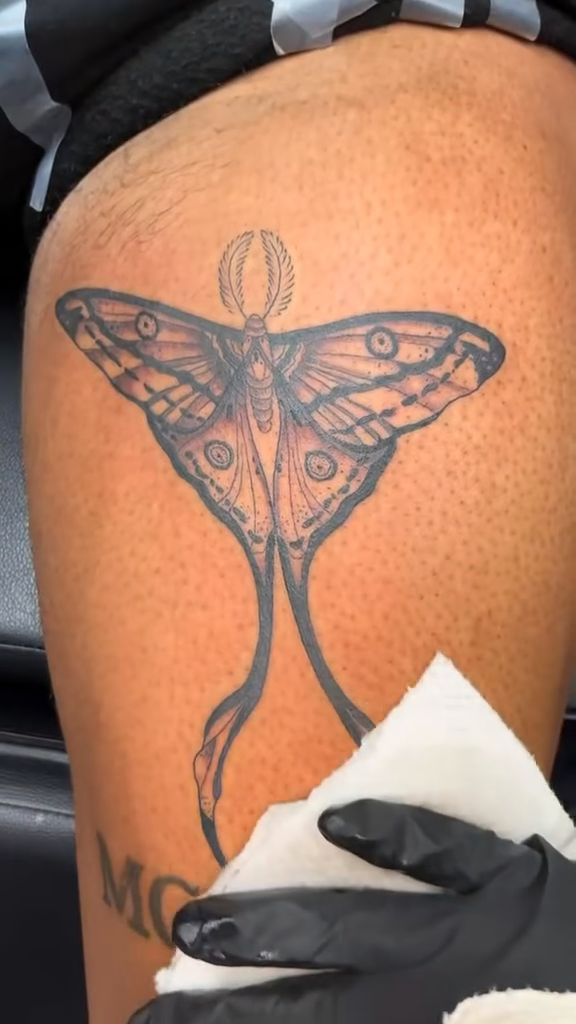 Tattoo by @rxbbbit โ black_and_grey, realism