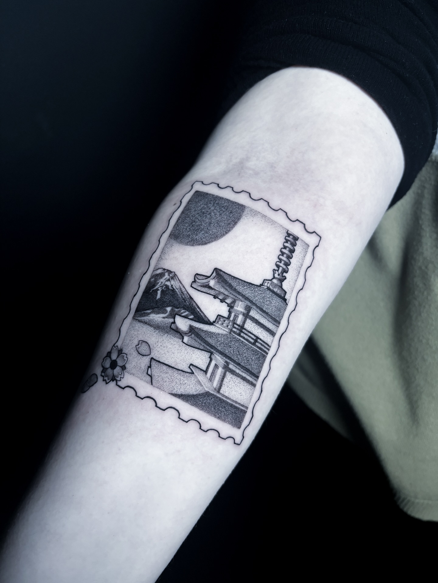 Tattoo by @noahdangink — dotwork, black_and_grey