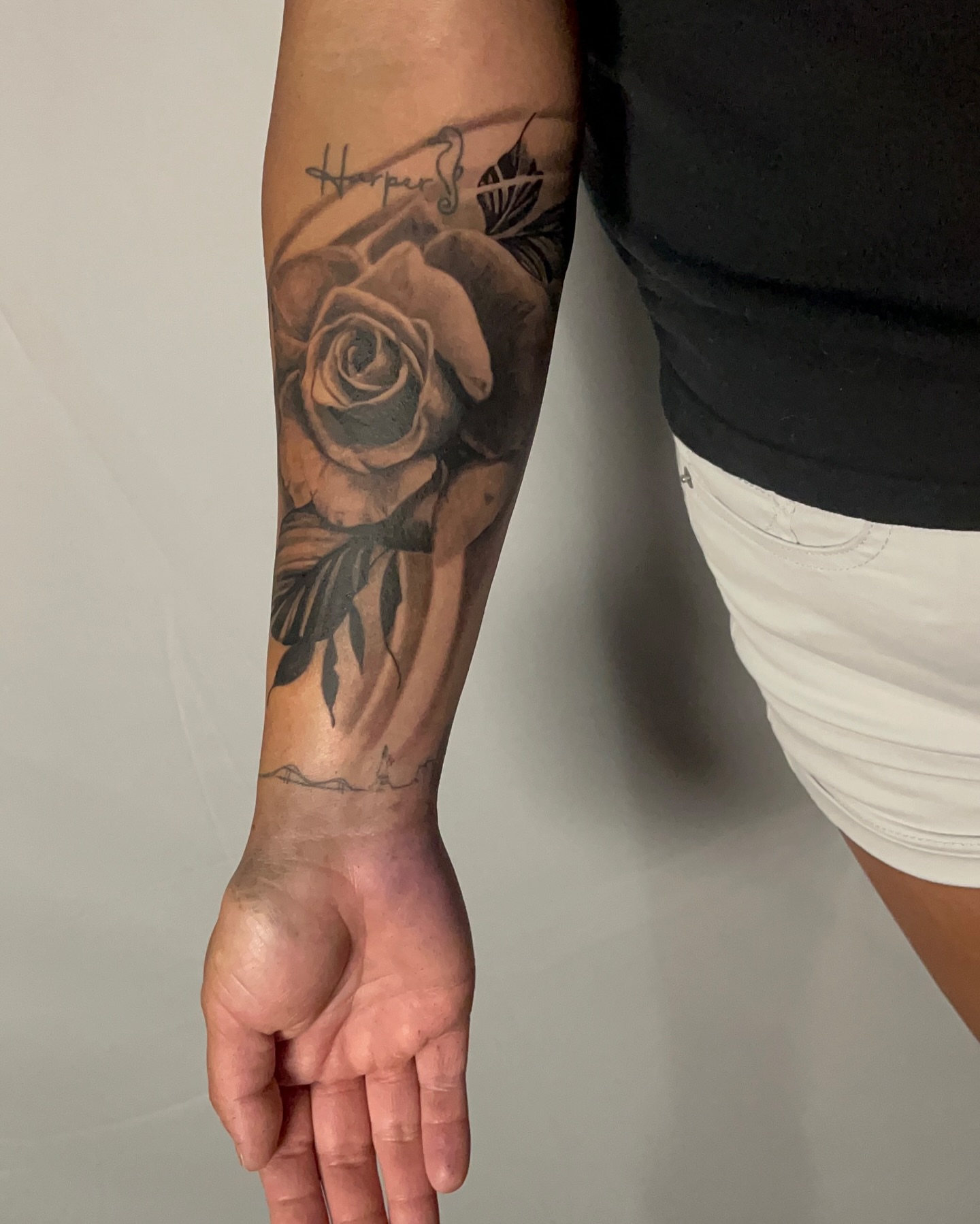 Tattoo by @tattootherapyrx — black_and_grey