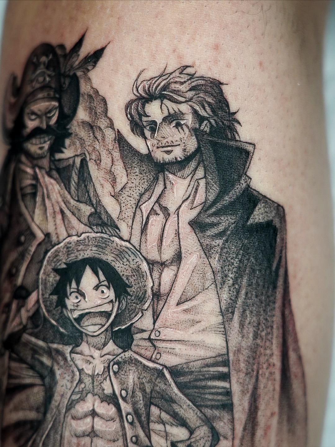 Tattoo by @chrisjtattoo — black_and_grey