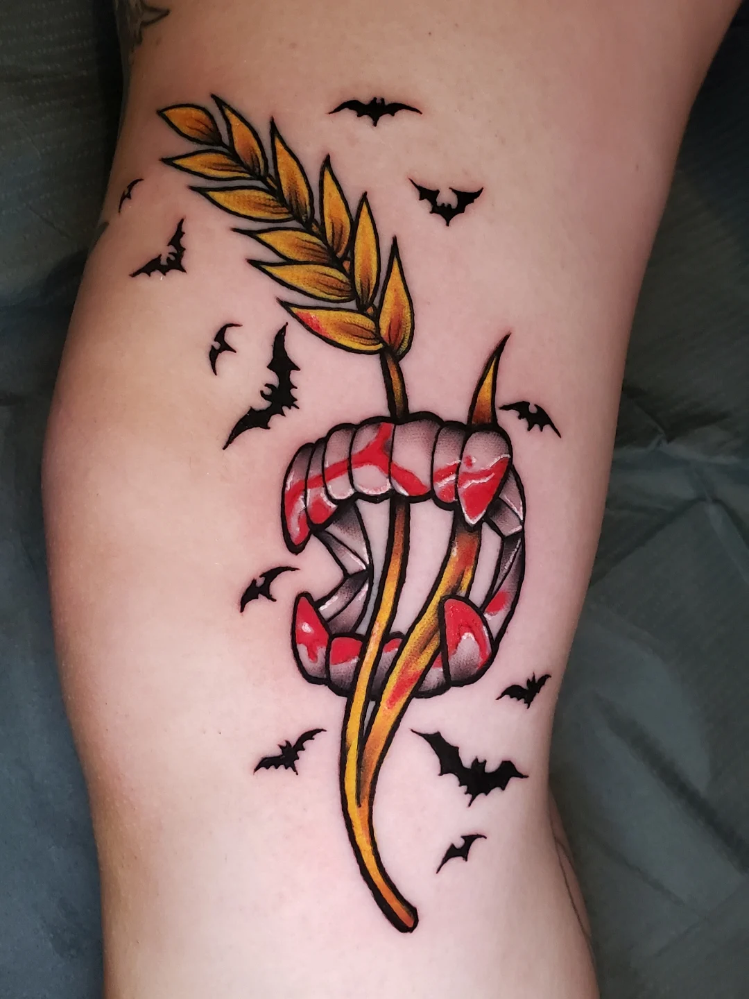Tattoo by @stevengehlsen — american_traditional, dark_realism