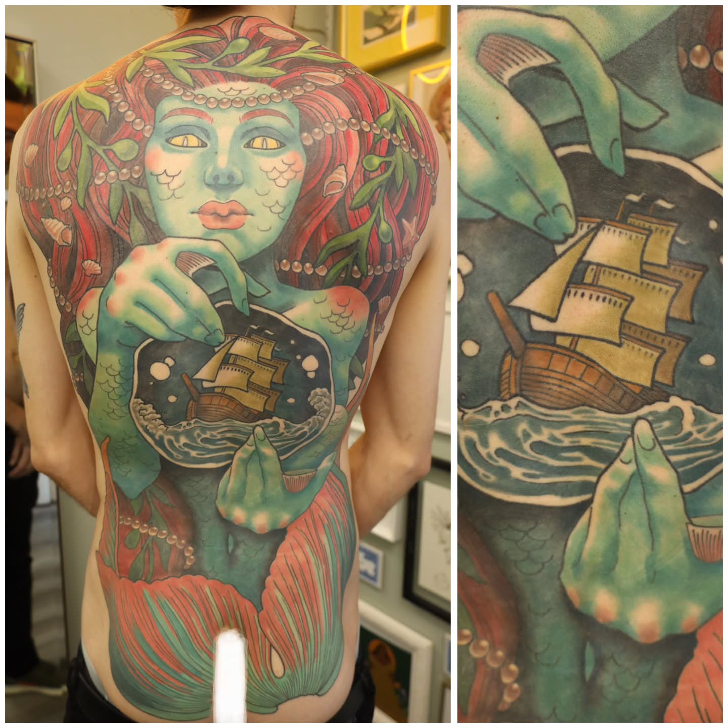 Tattoo by @catsclawtattoo — american_traditional, illustrative
