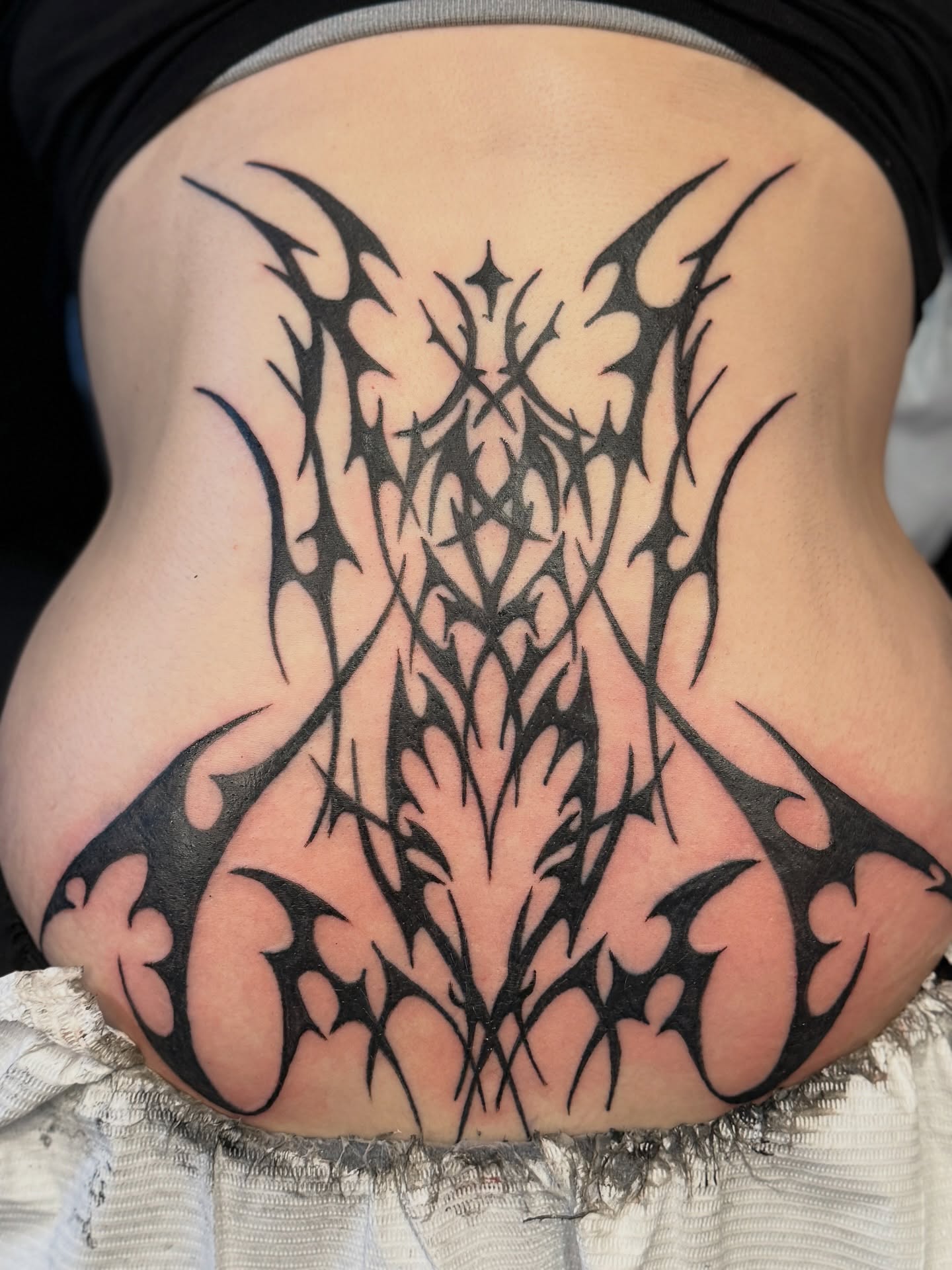 Tattoo by @roach__b — geometric