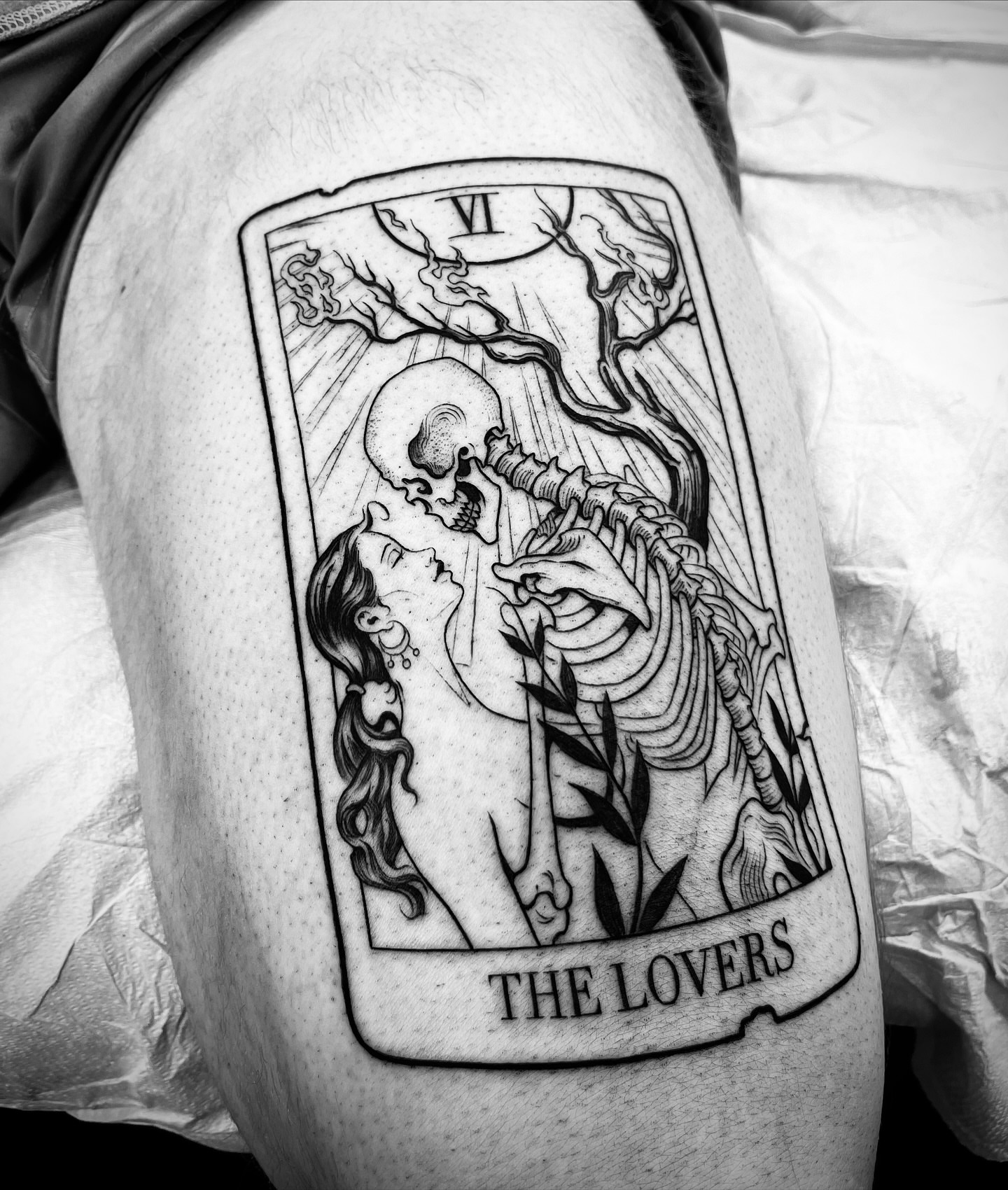 Tattoo by @joshcustomart — black_and_grey