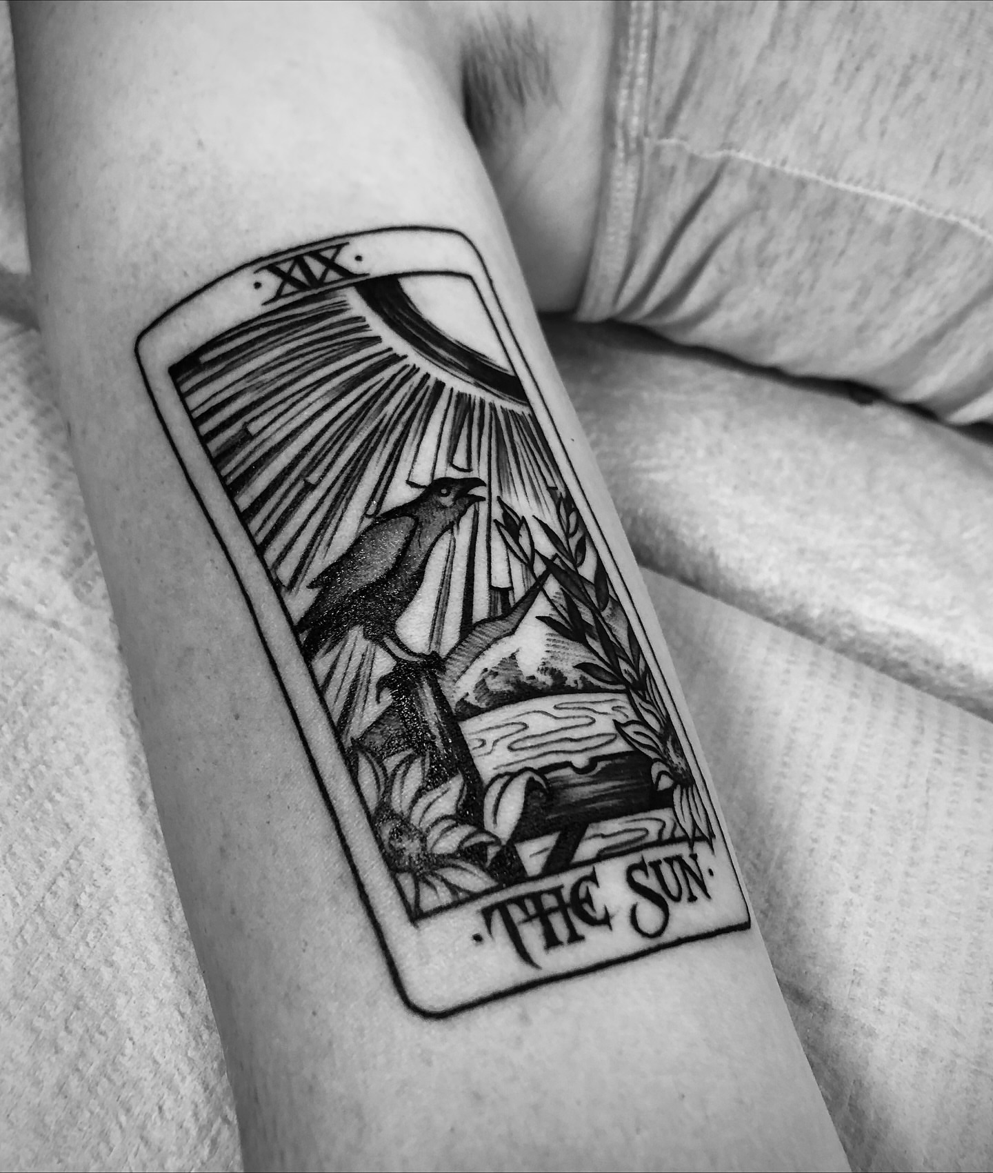 Tattoo by @joshcustomart — black_and_grey
