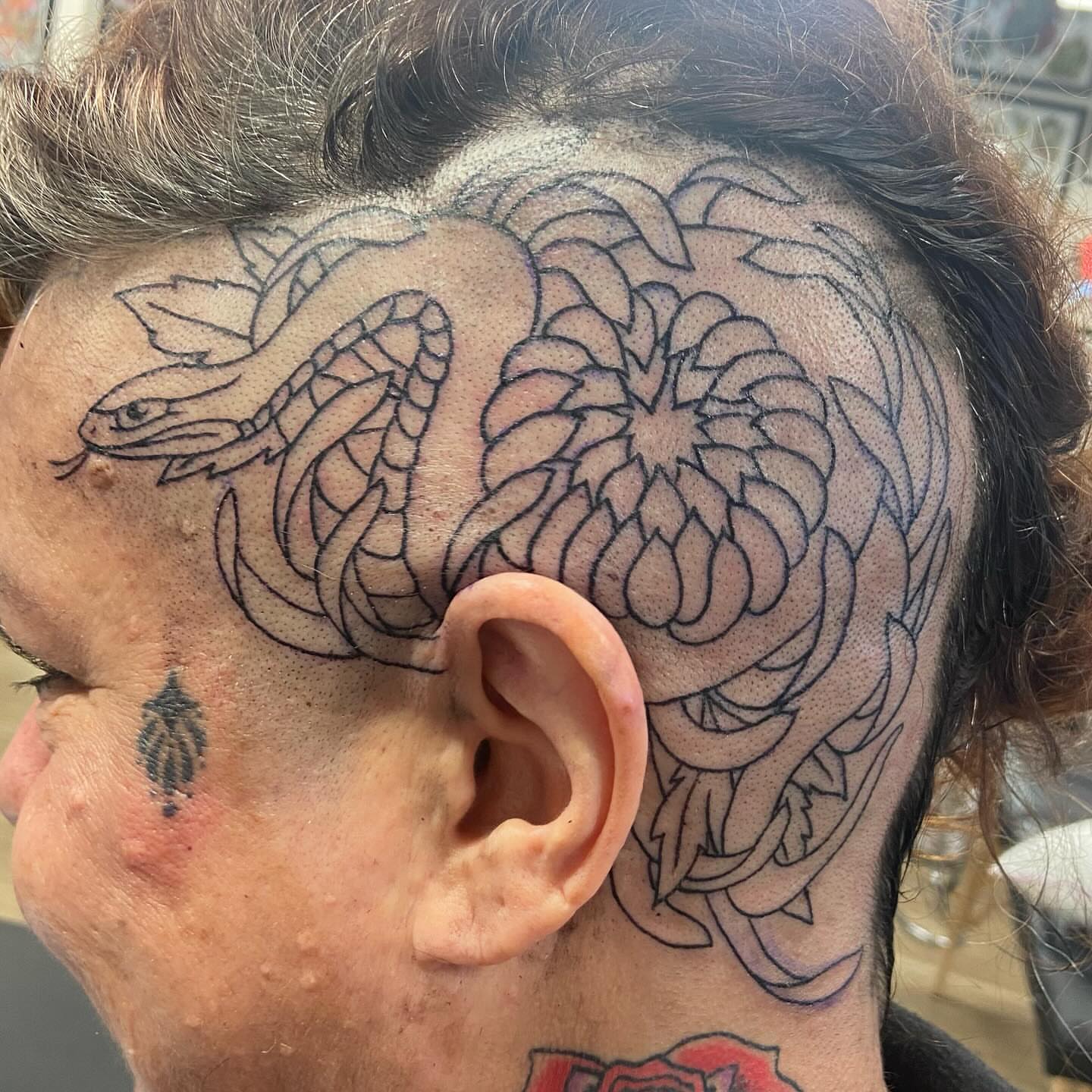 Tattoo by @noryanbaker — black_and_grey
