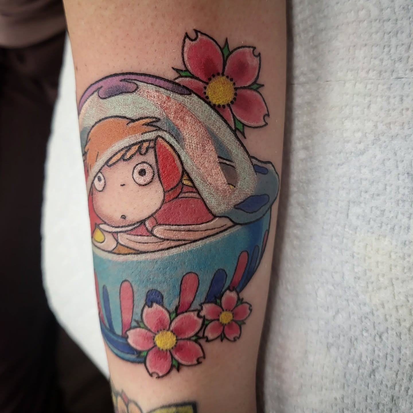 Tattoo by @kawaiikittentattoo β anime