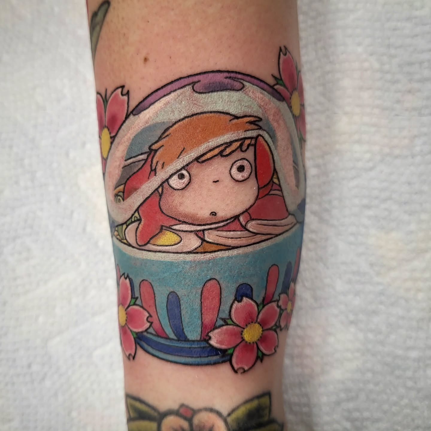 Tattoo by @kawaiikittentattoo β anime