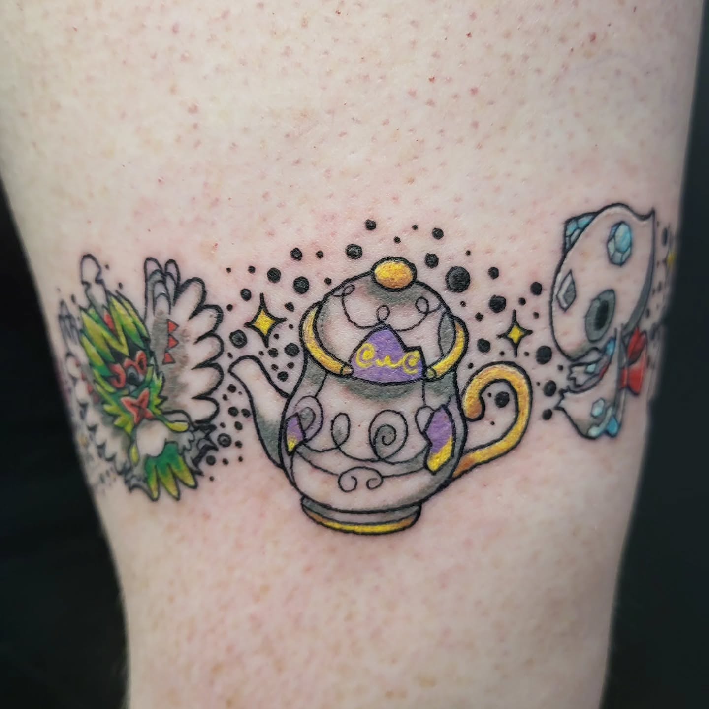 Tattoo by @kawaiikittentattoo β dotwork