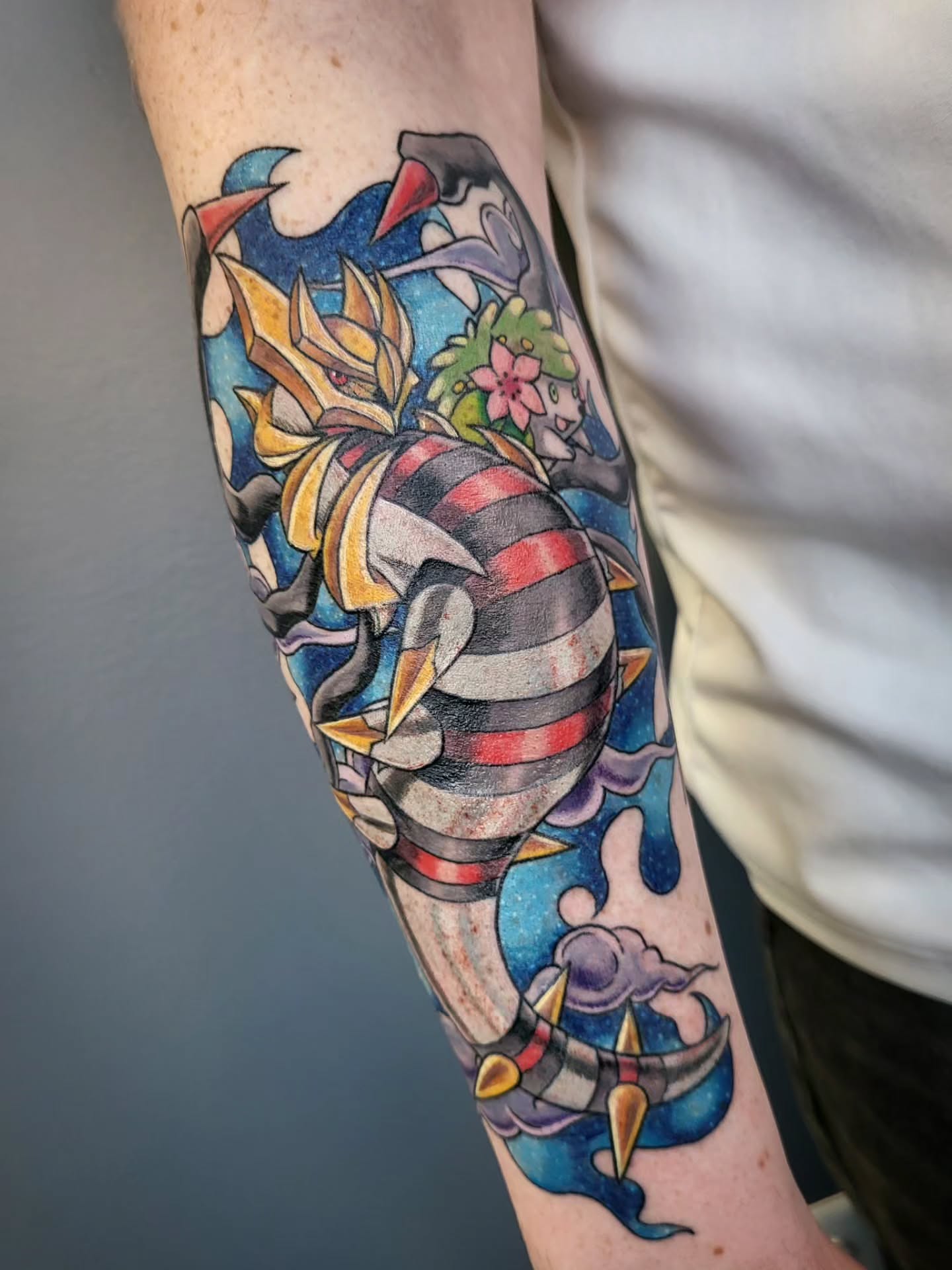 Tattoo by @kawaiikittentattoo β american_traditional, dotwork