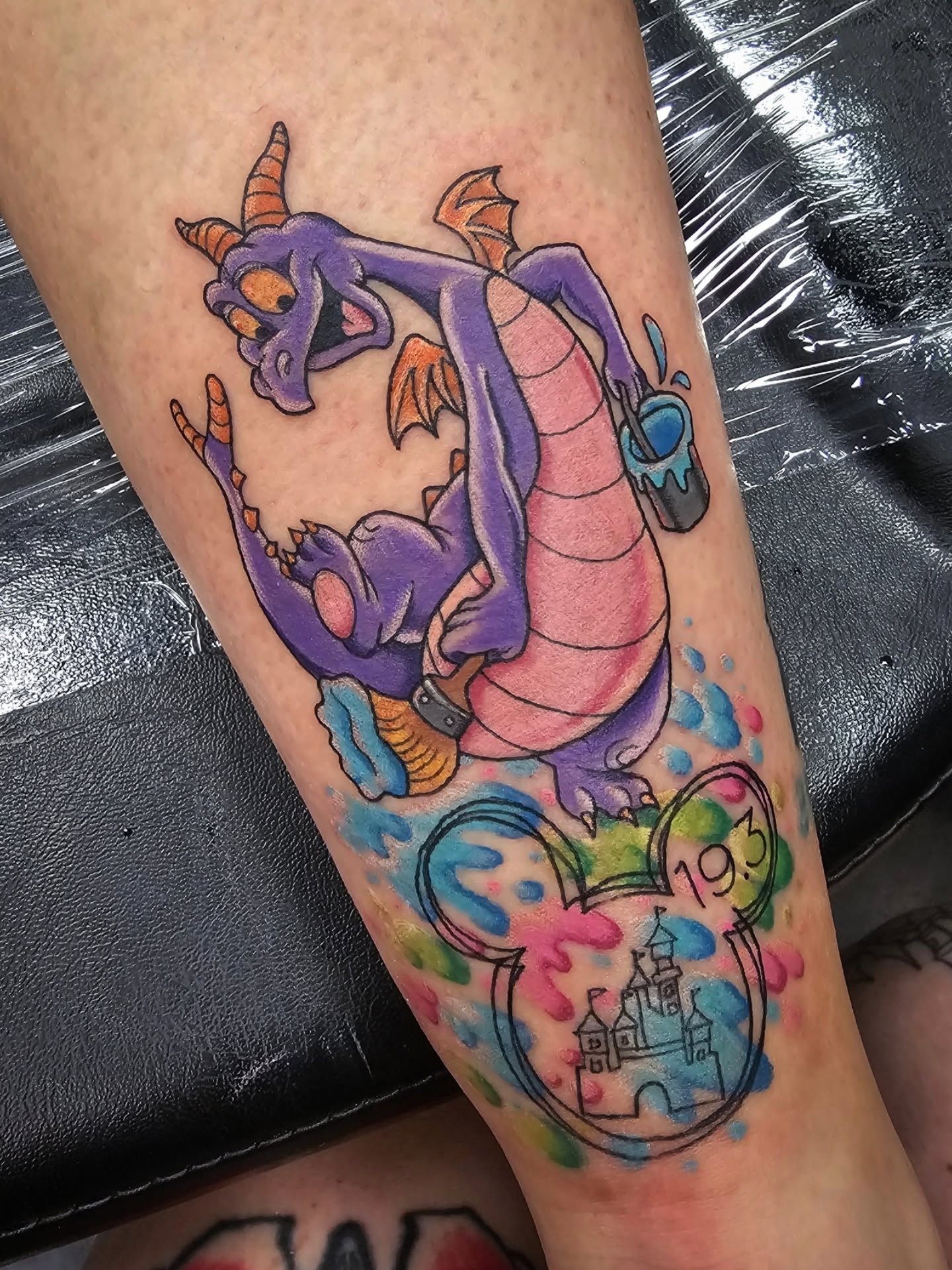 Tattoo by @kawaiikittentattoo β watercolor, new_school