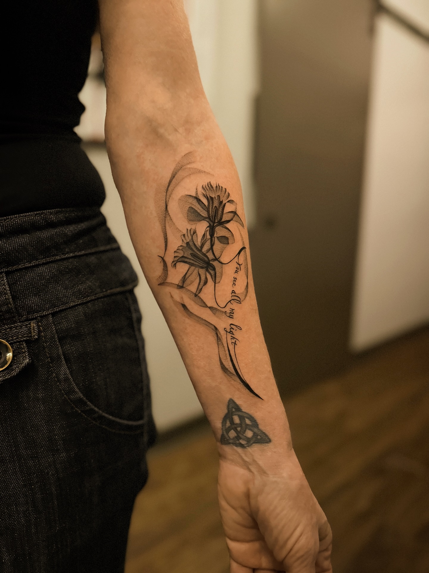 Tattoo by @tattooer_nick — black_and_grey
