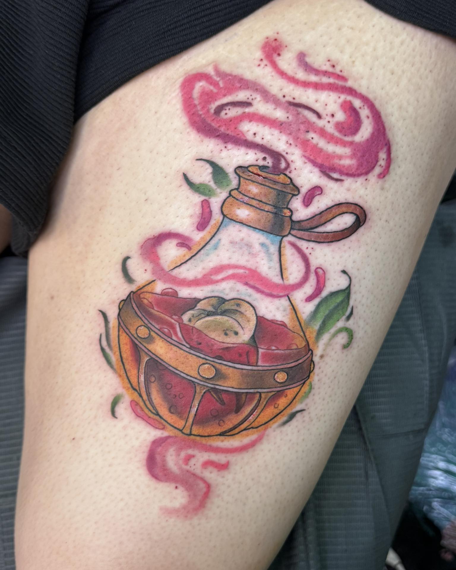 Tattoo by @murbees.designs — illustrative