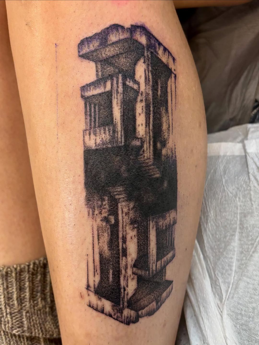 Tattoo by @justanothertattoo — realism, black_and_grey