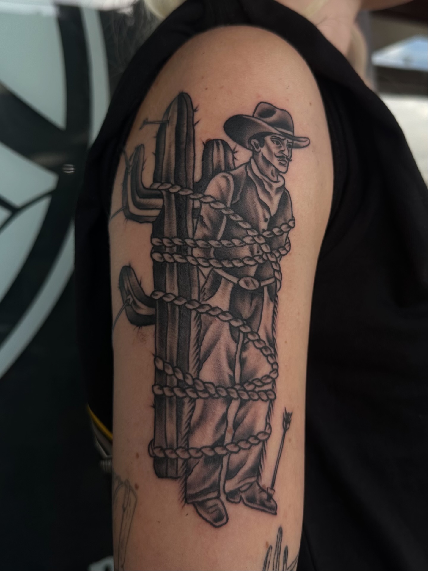 Tattoo by @sydneybulmer.tattoos — black_and_grey