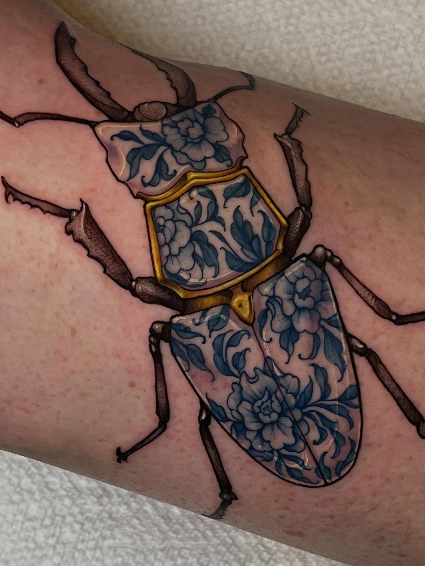 Tattoo by @girlwiththefoxtattoo — realism, black_and_grey