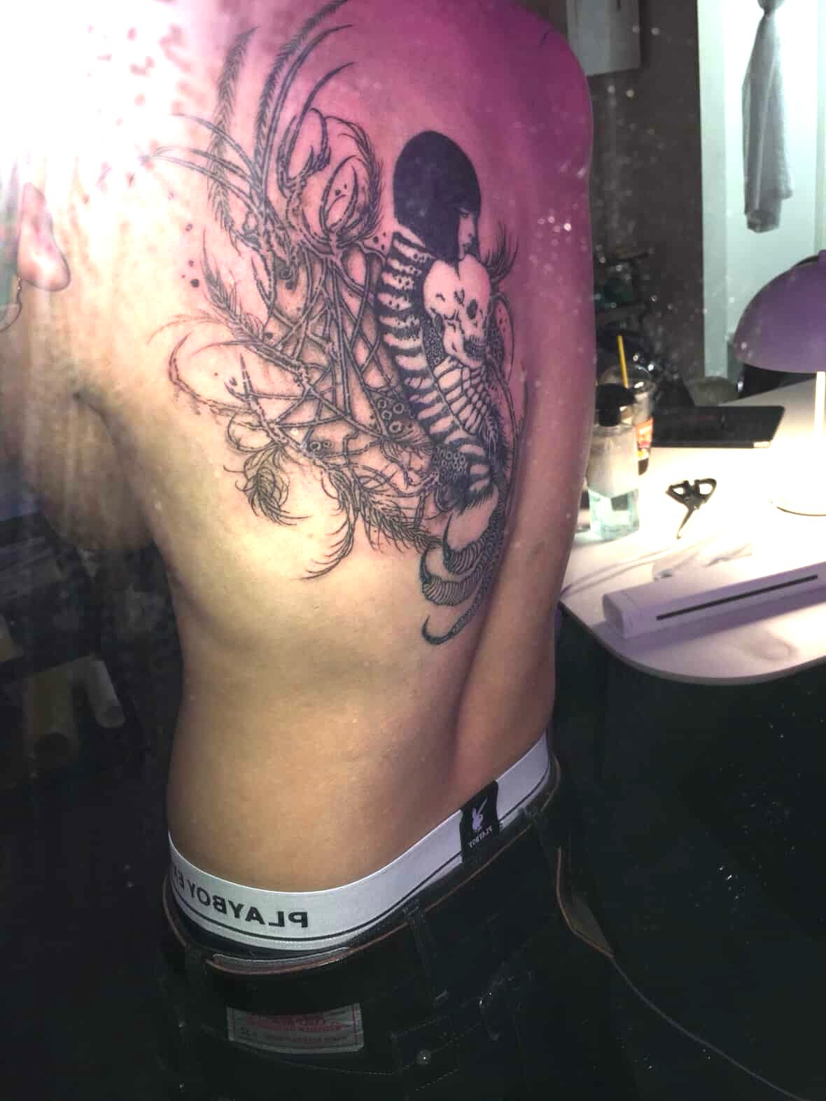 Tattoo by @ssssssssssim5 — black_and_grey, realism