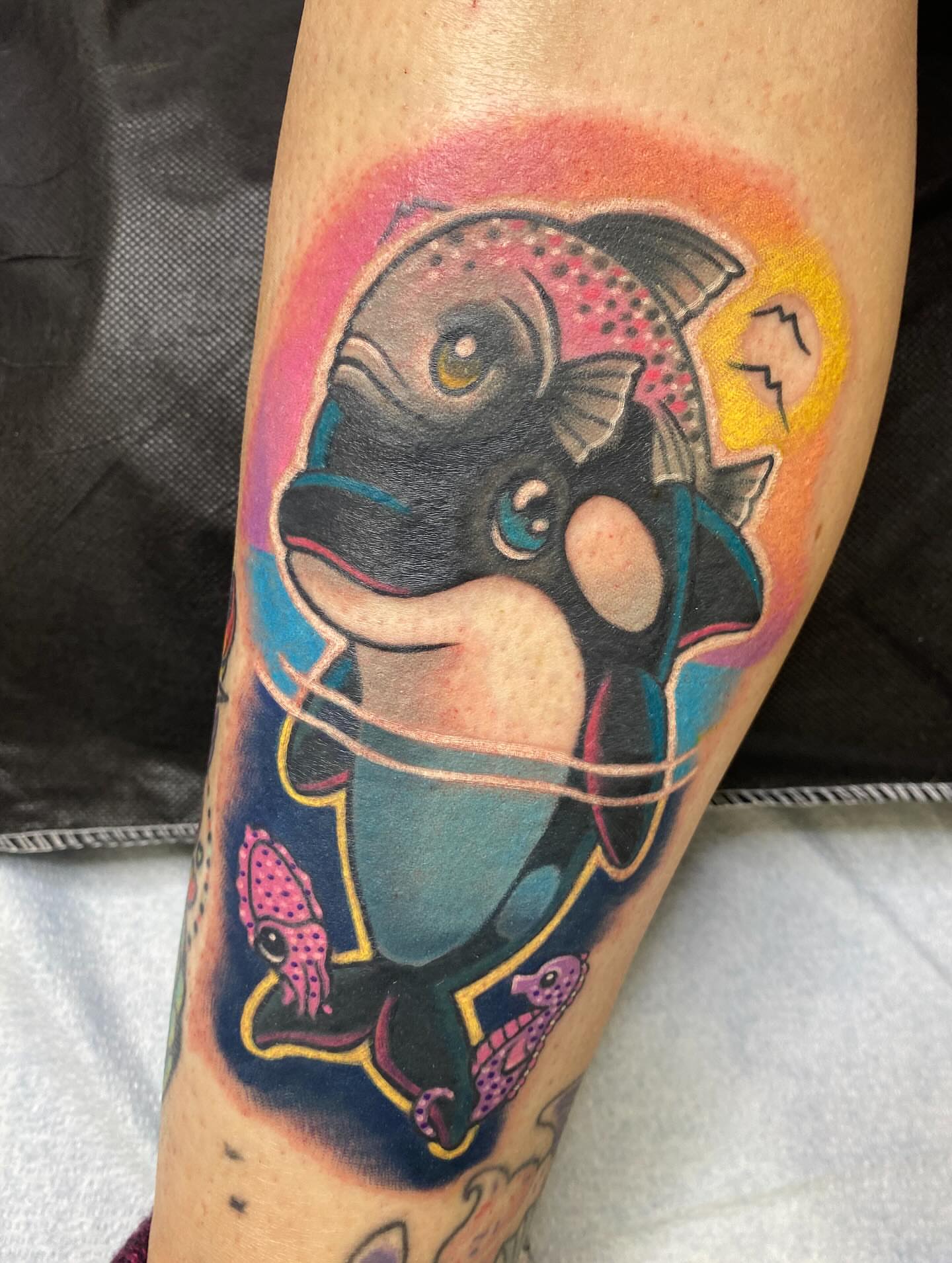 Tattoo by @unicornglitterblaster — new_school