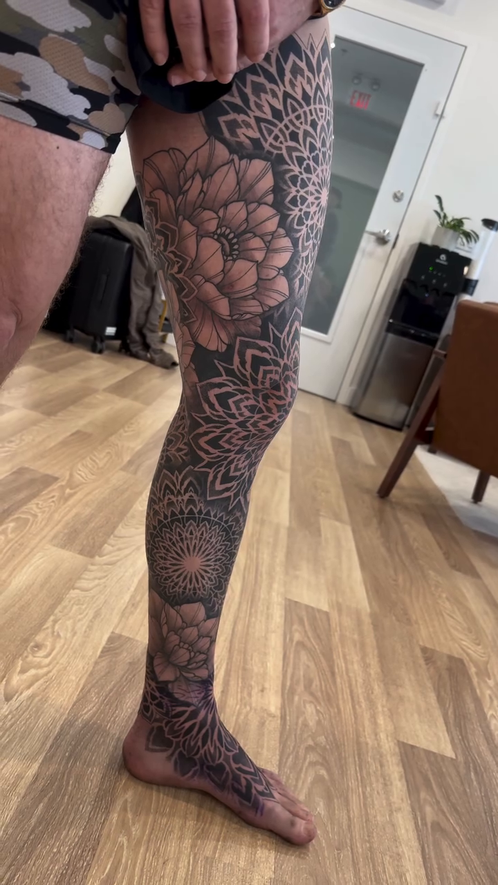 Tattoo by @fleur.tattoos — geometric, ornamental